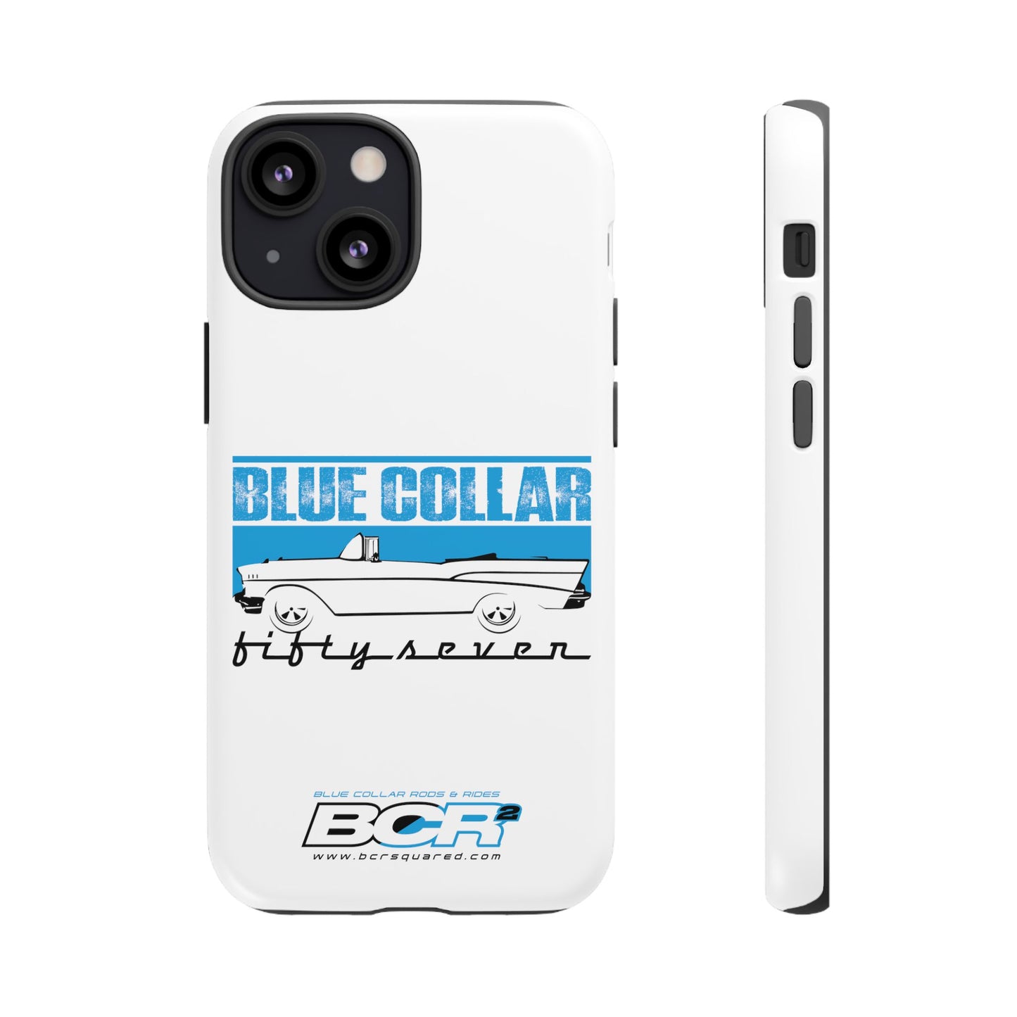 Blue Collar Fifty Seven White Phone Case