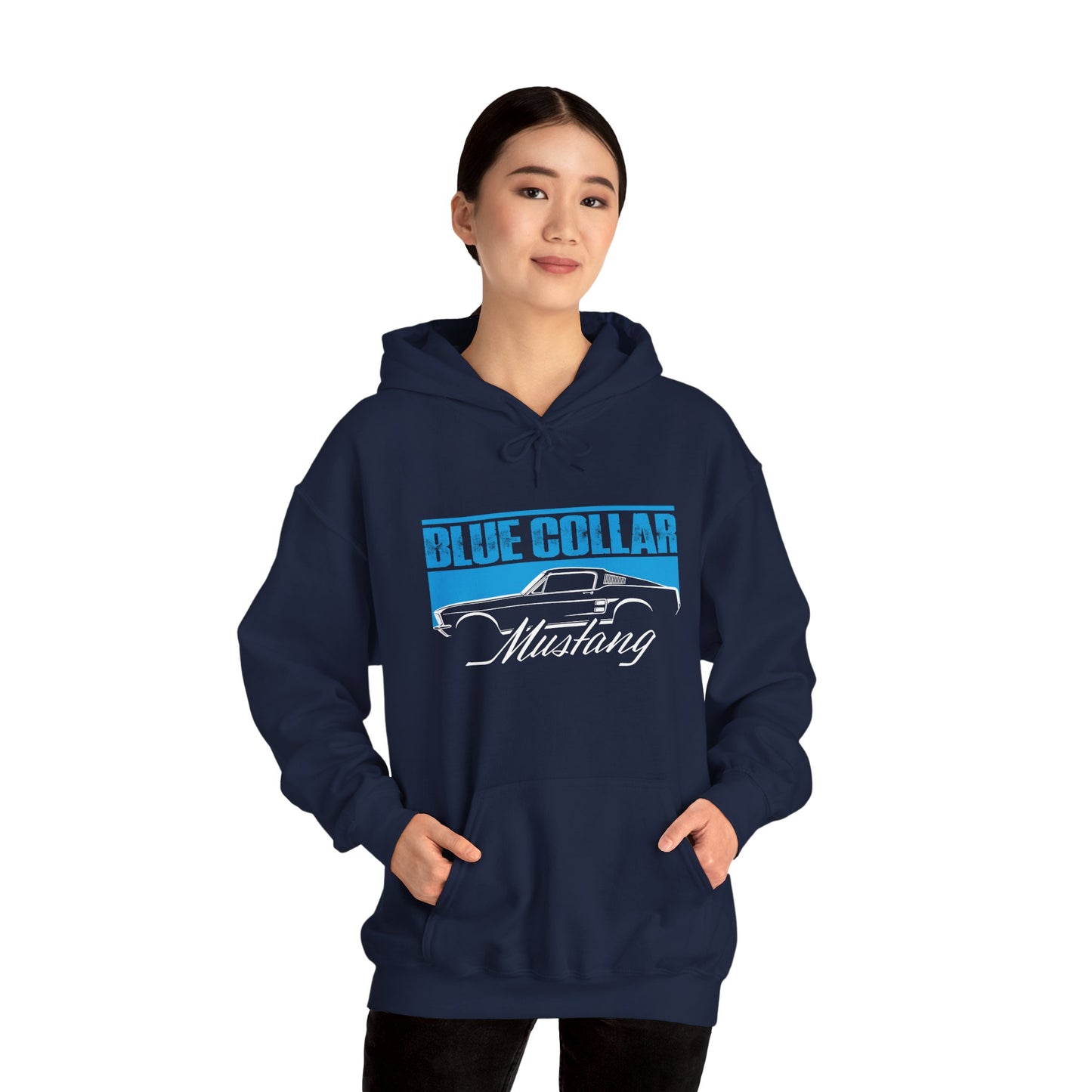 Blue Collar Mustang Hoodie