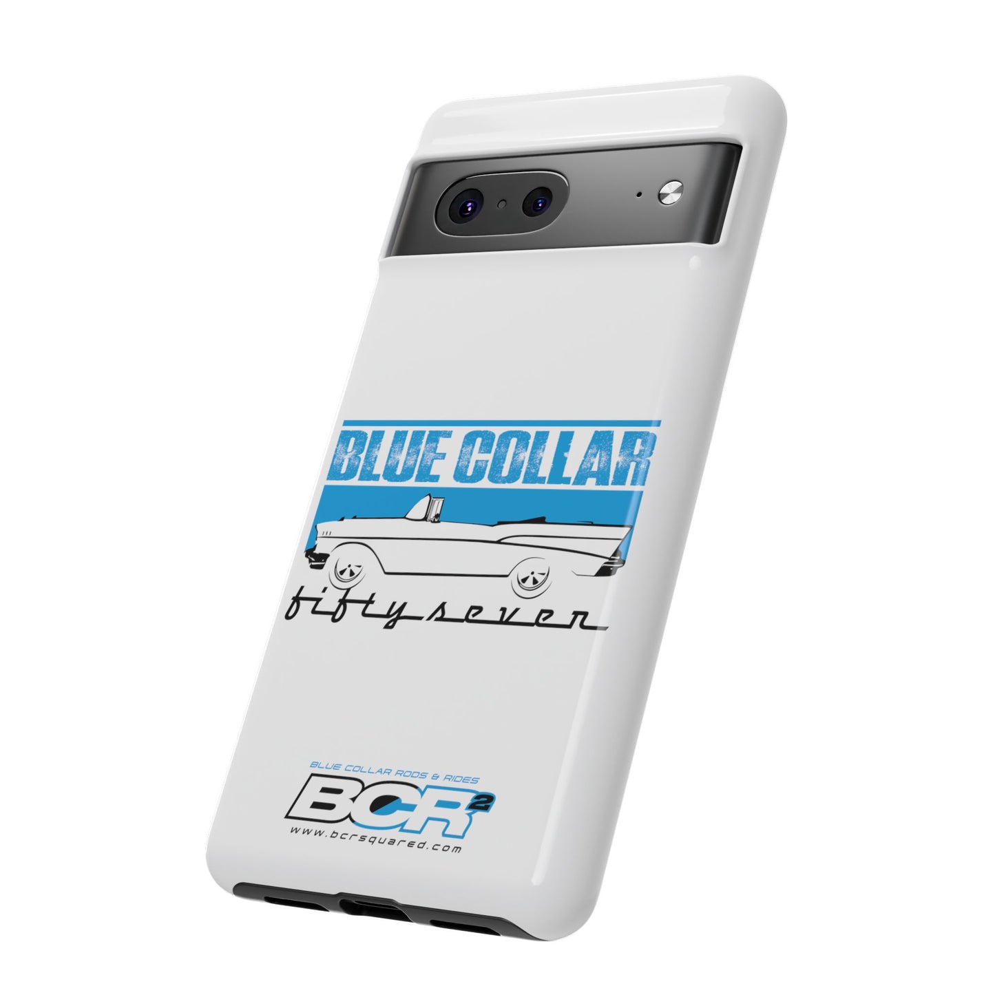 Blue Collar Fifty Seven White Phone Case