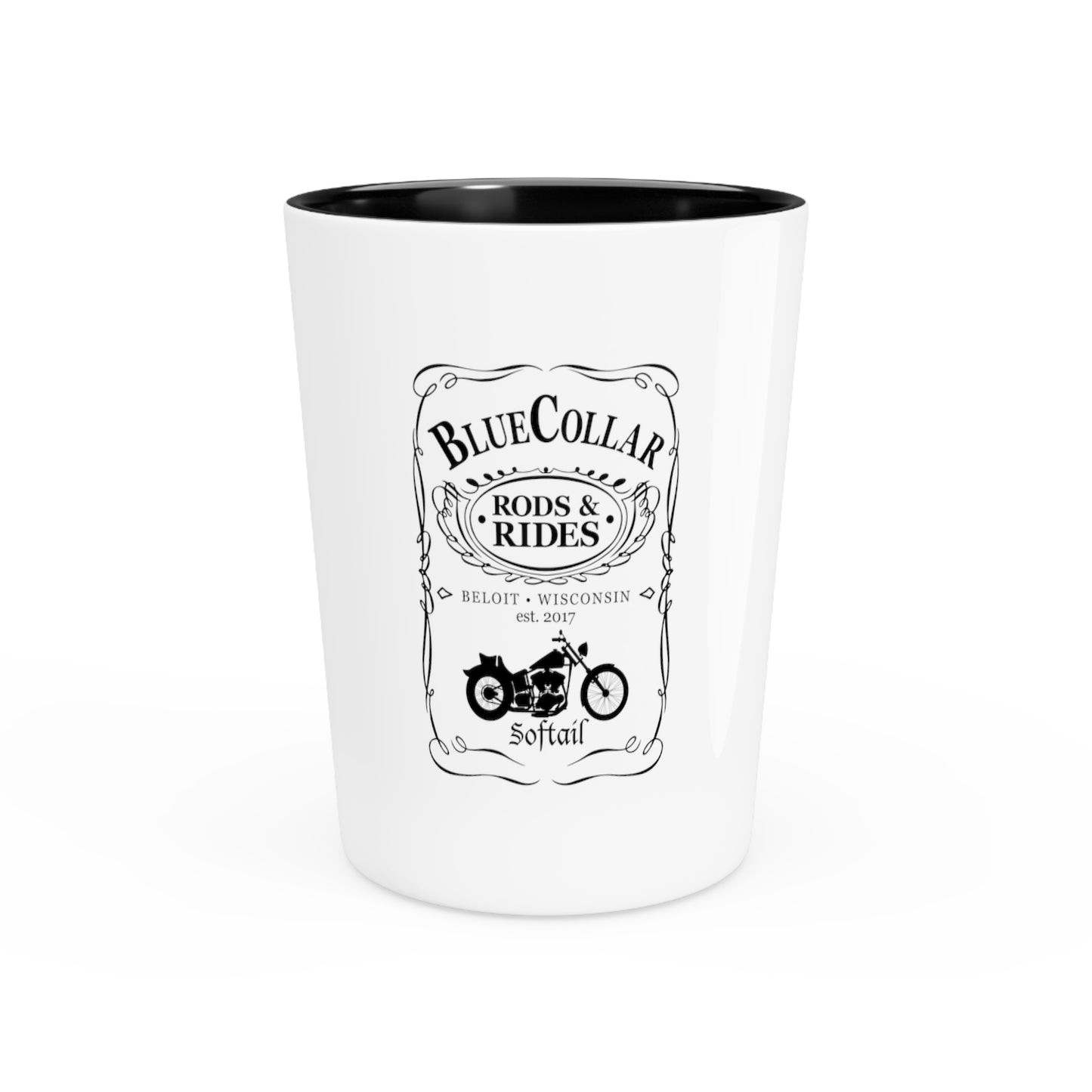 BC JD Softail Sot Glass