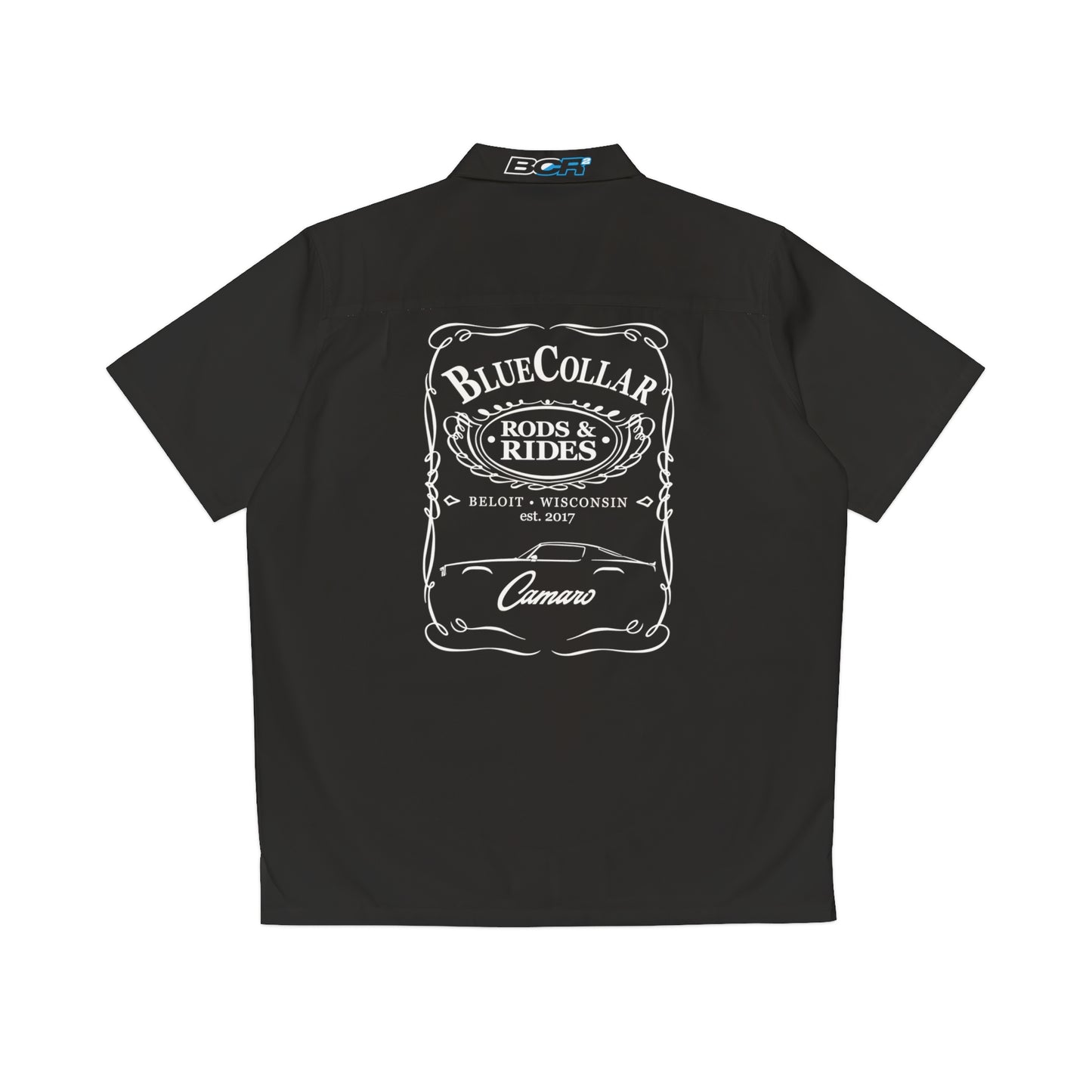 BC JD 2nd Gen Camaro Black Hawaiian Shirt