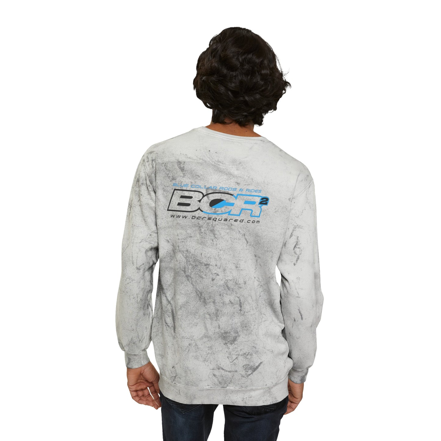 Blue Collar Mustang Color Blast Sweatshirt