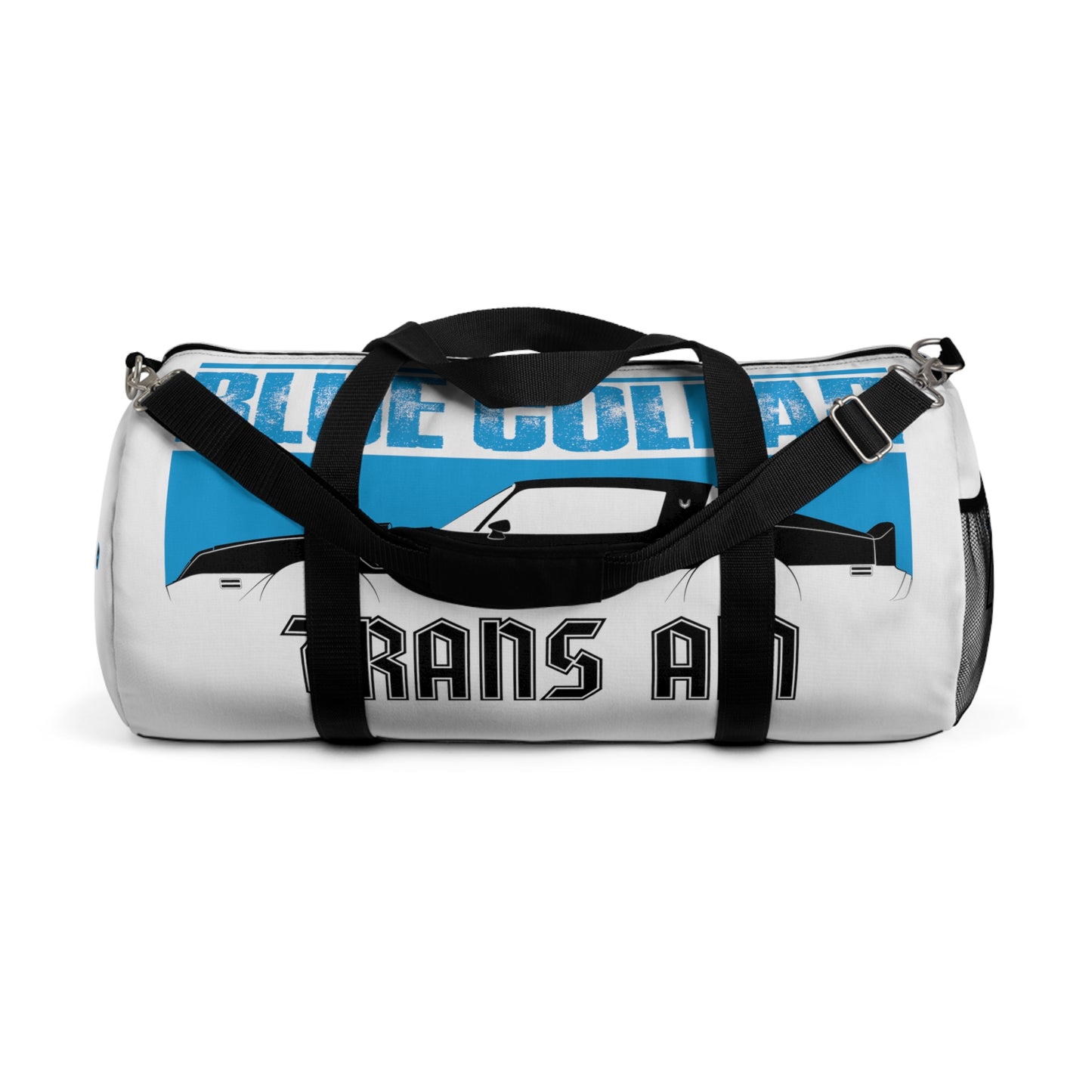 Blue Collar Trans Am White Duffel Bag