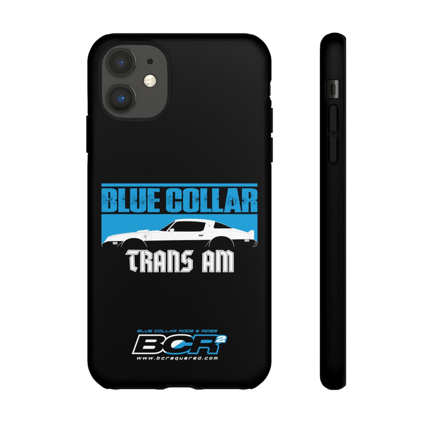 Blue Collar Black Phone Case