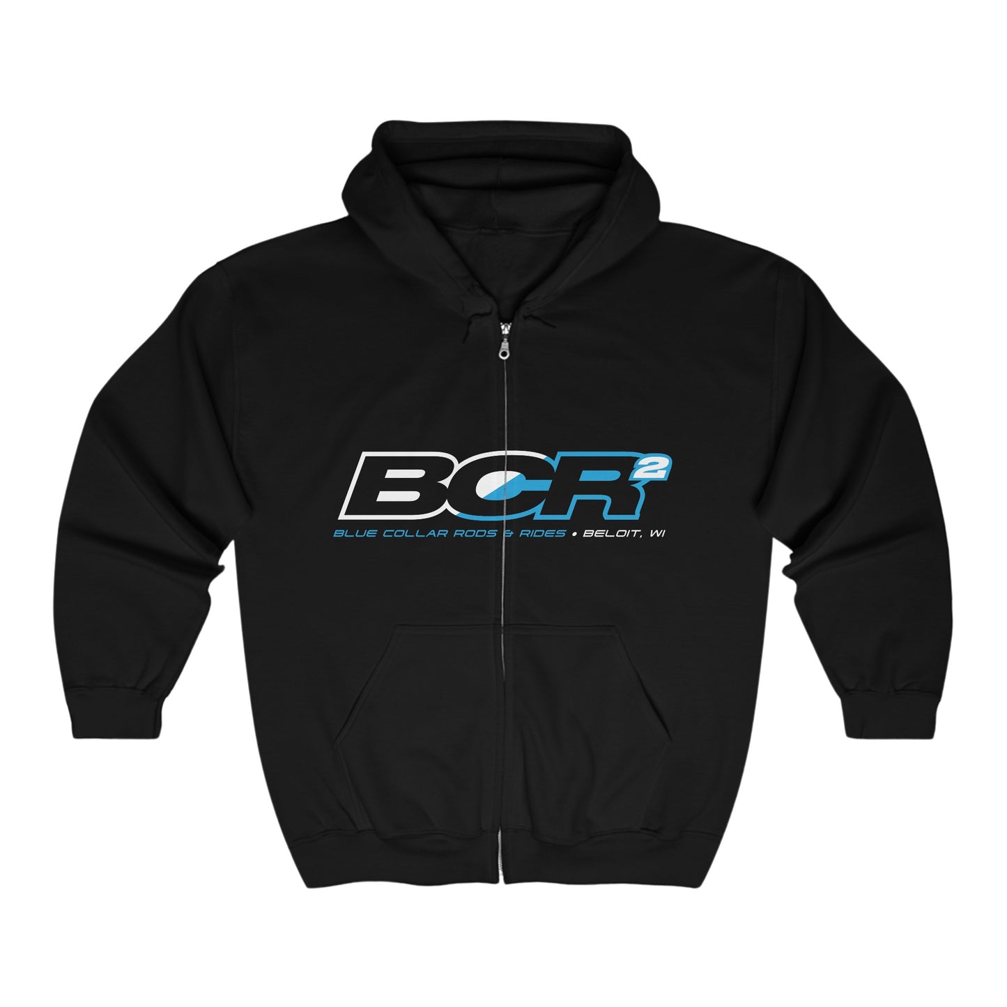 BCR Squared Zip Up Hoodie