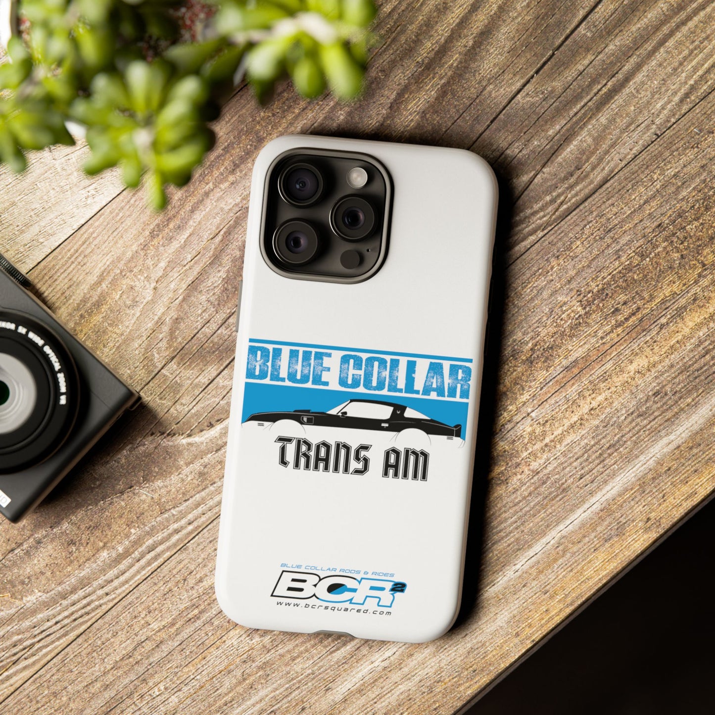 Blue Collar Trans Am White Phone Case