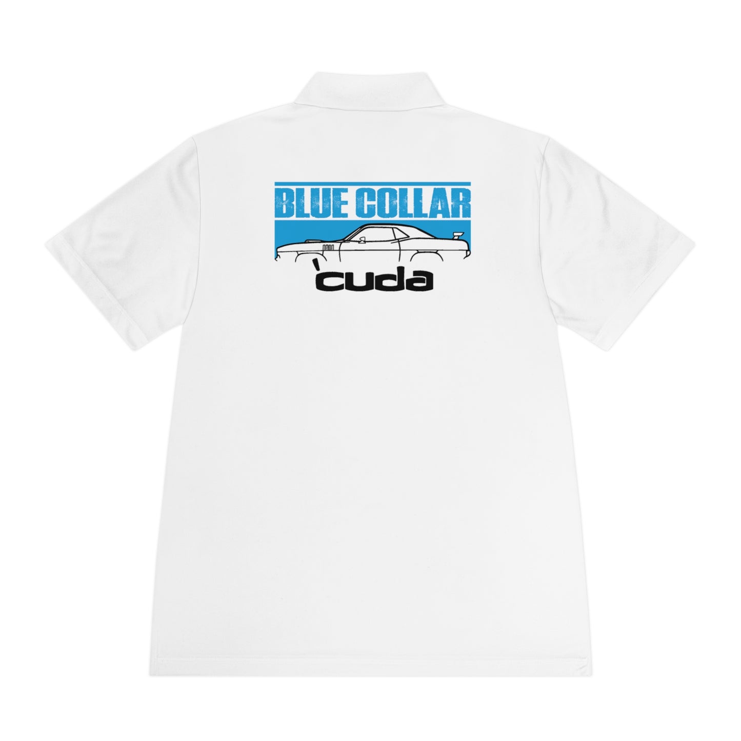 Blue Color 'Cuda  Polo Shirt