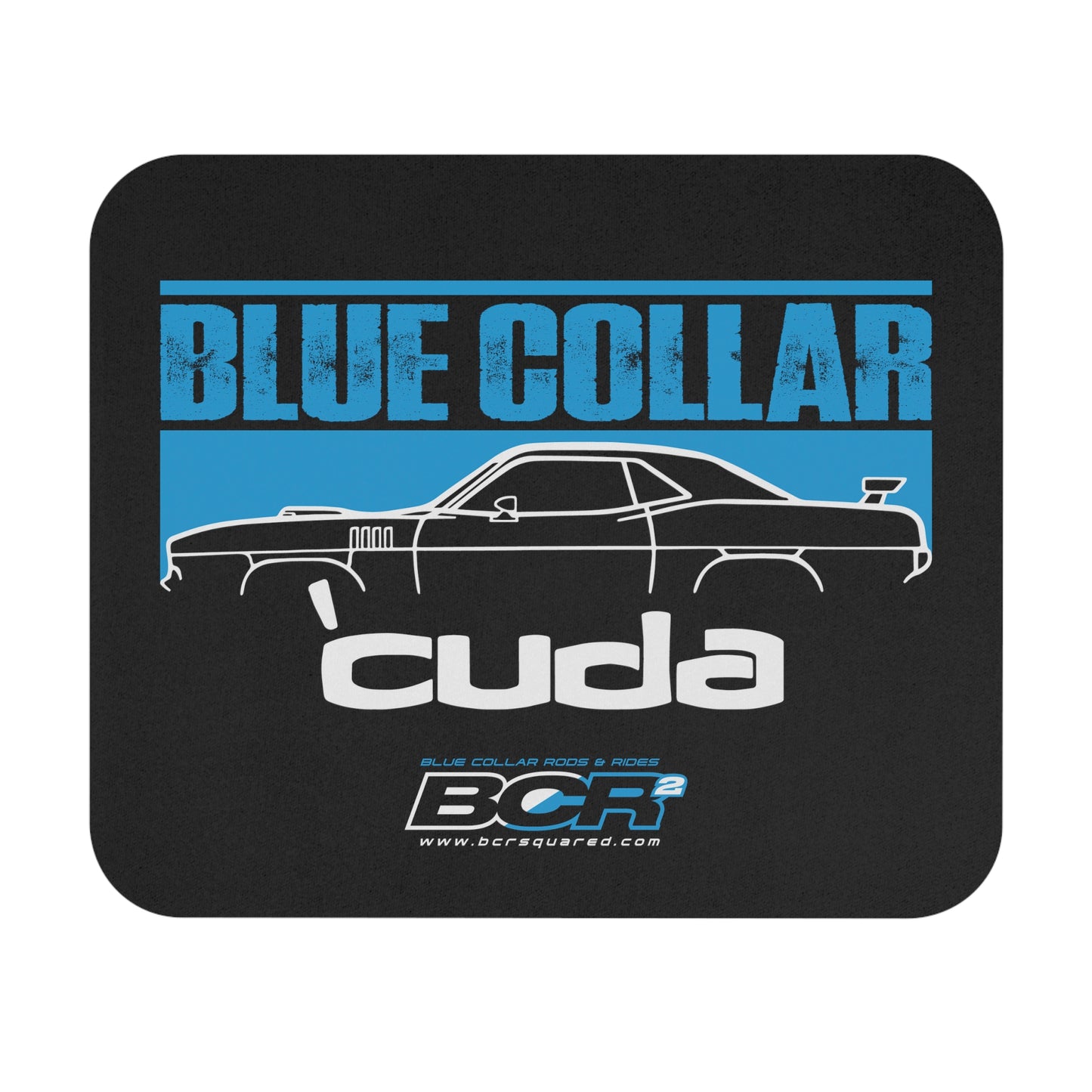 Blue Collar 'Cuda Mouse Pad