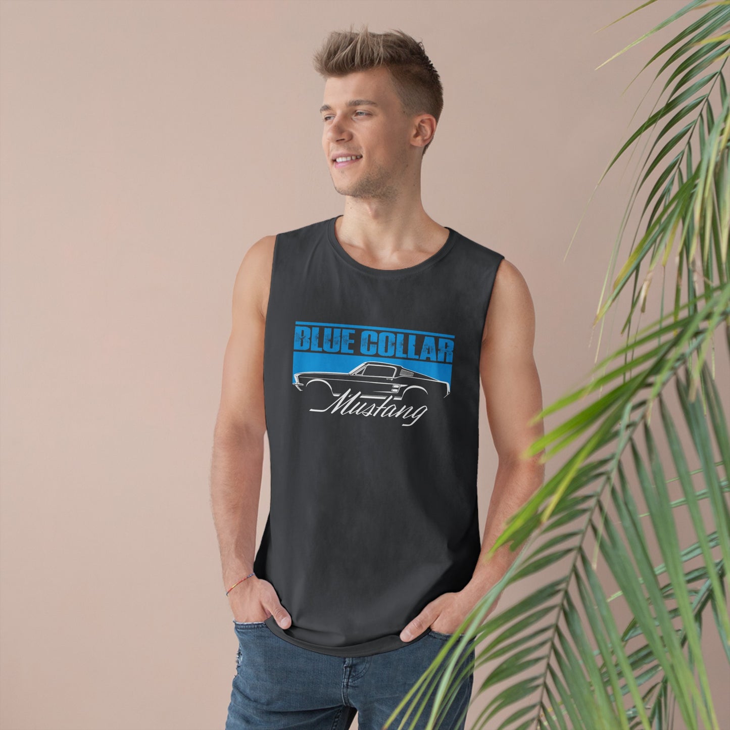 Blue Collar Mustang Sleeveless Tee