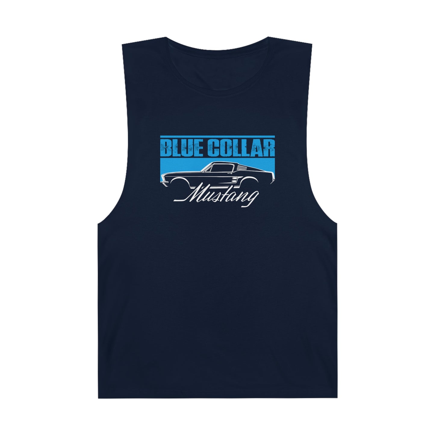 Blue Collar Mustang Sleeveless Tee