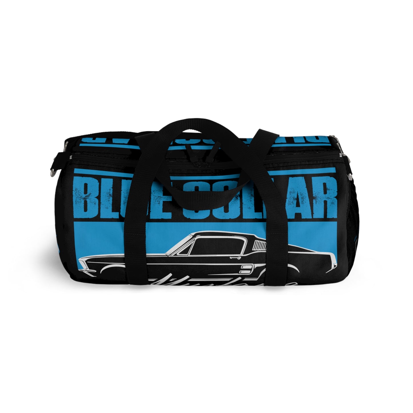 Blue Collar Mustang Black Duffel Bag