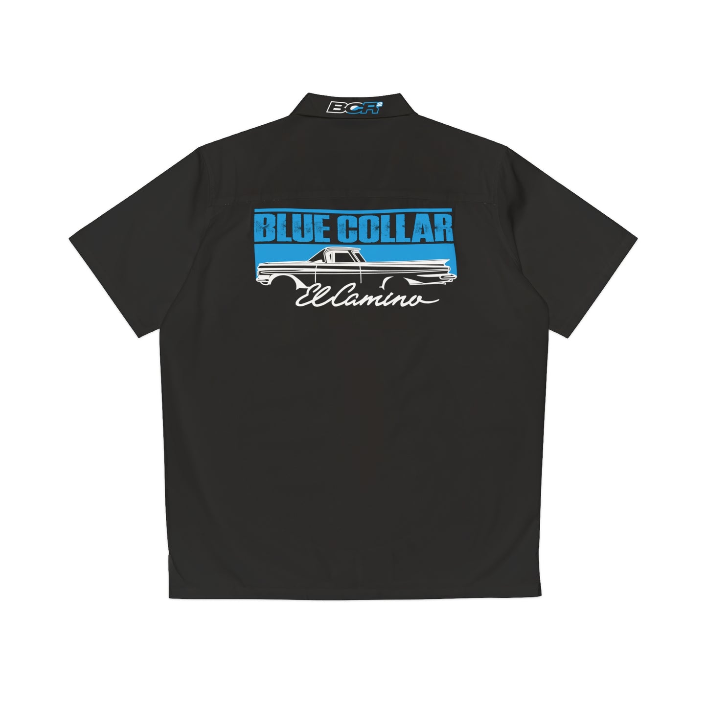 Blue Collar El Camino Black Hawaiian Shirt