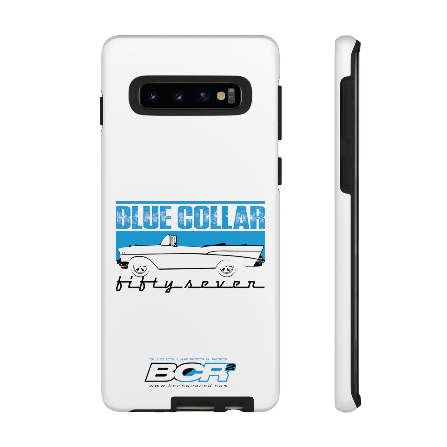 Blue Collar Fifty Seven White Phone Case