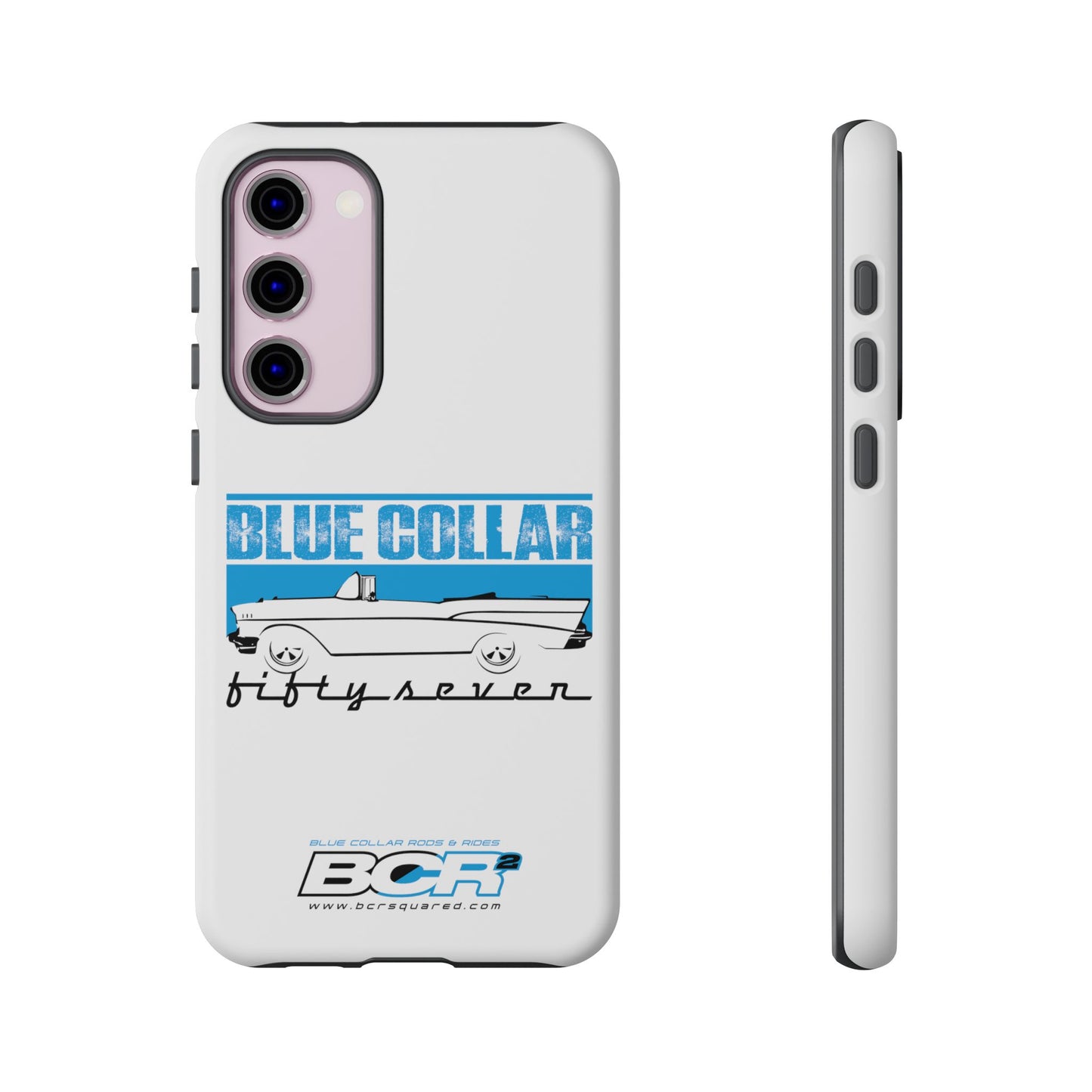 Blue Collar Fifty Seven White Phone Case