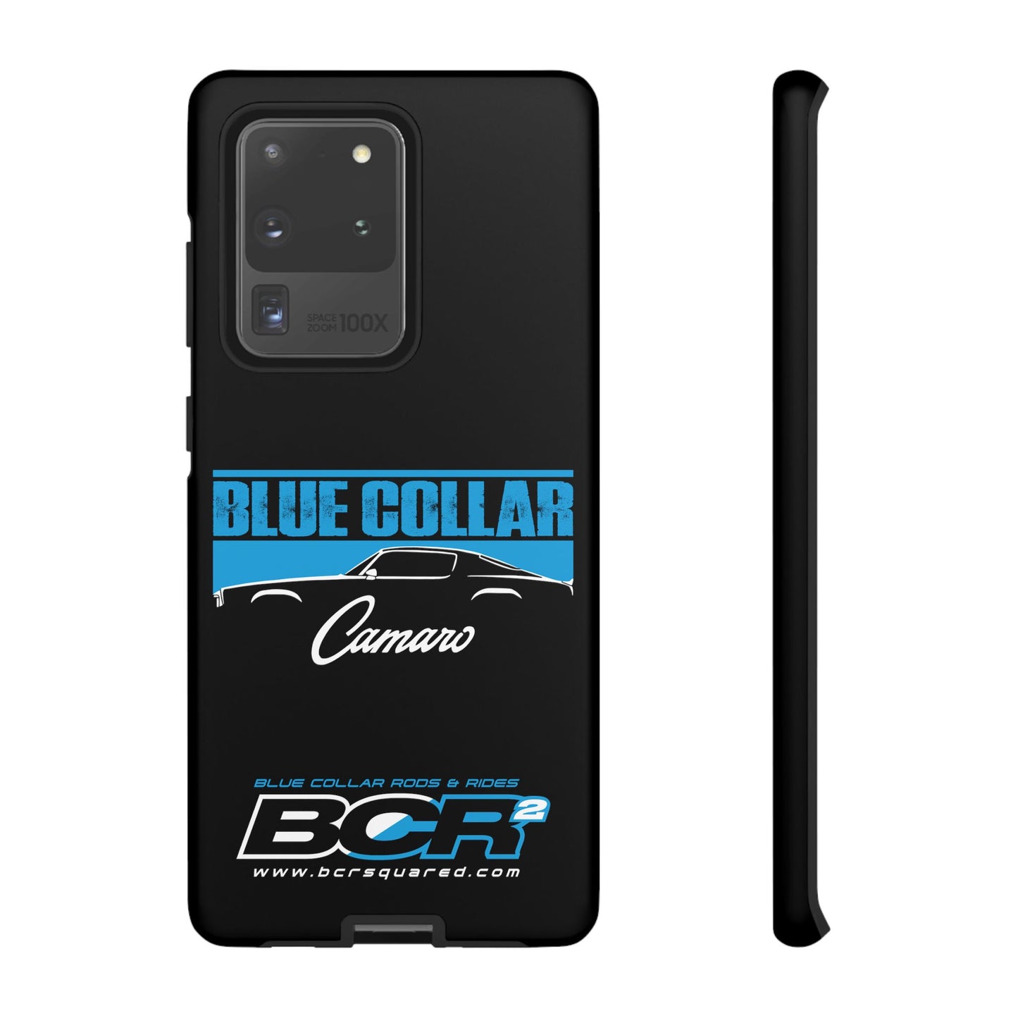 Blue Collar 2nd Gen Camaro Black Phone Cases