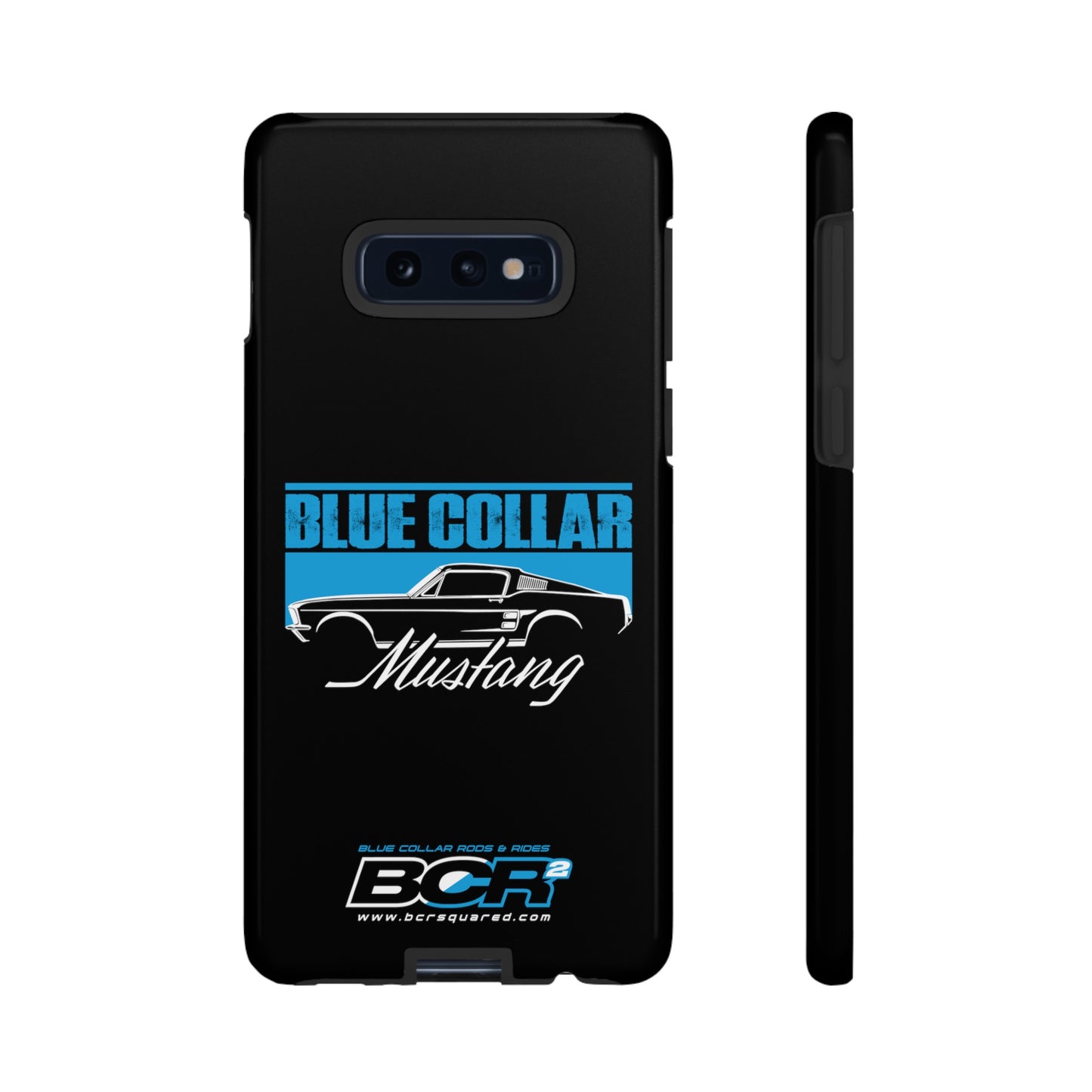 Blue Collar Mustang Black Phone Case