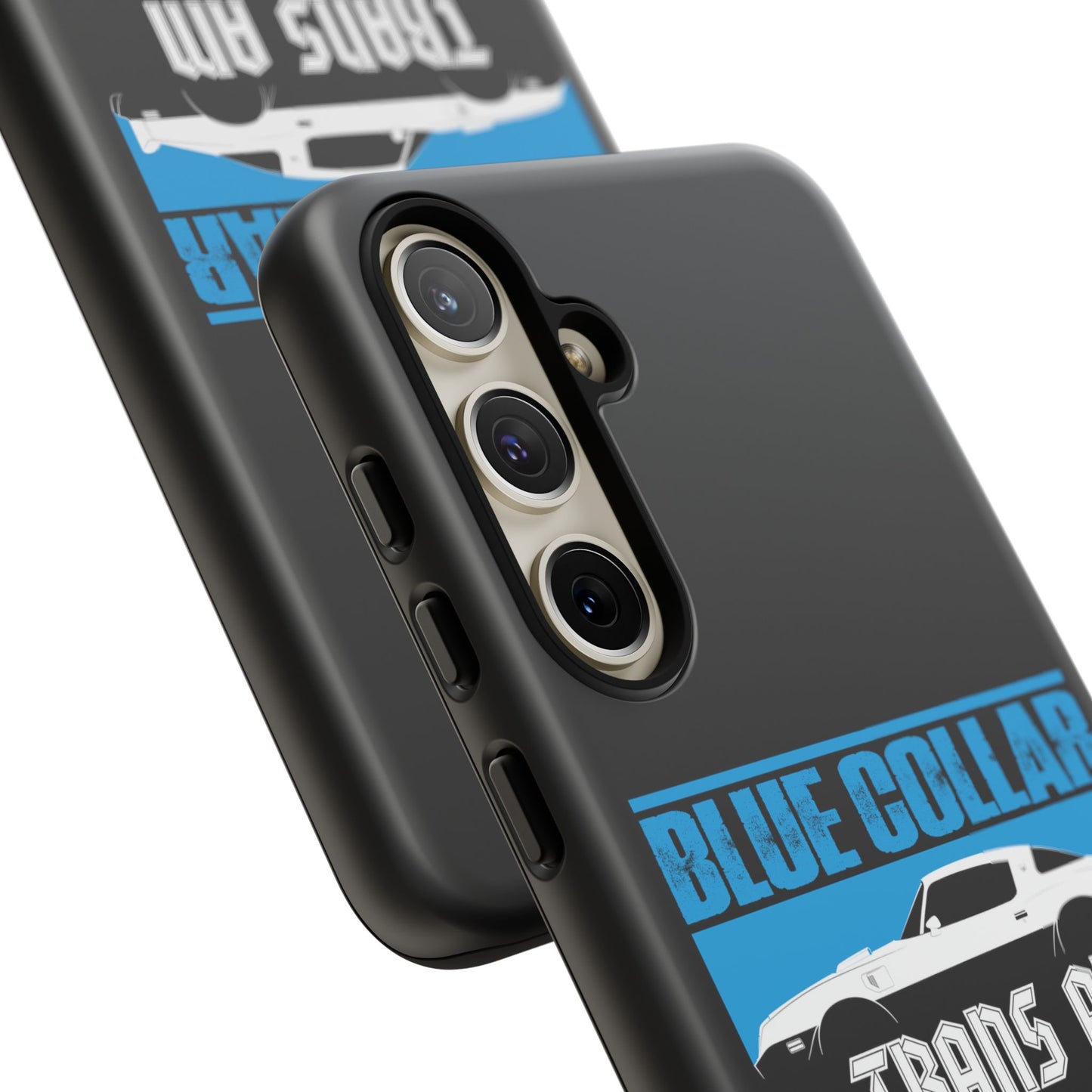 Blue Collar Black Phone Case