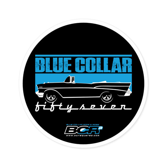 Blue Collar Fifty Seven Sticker