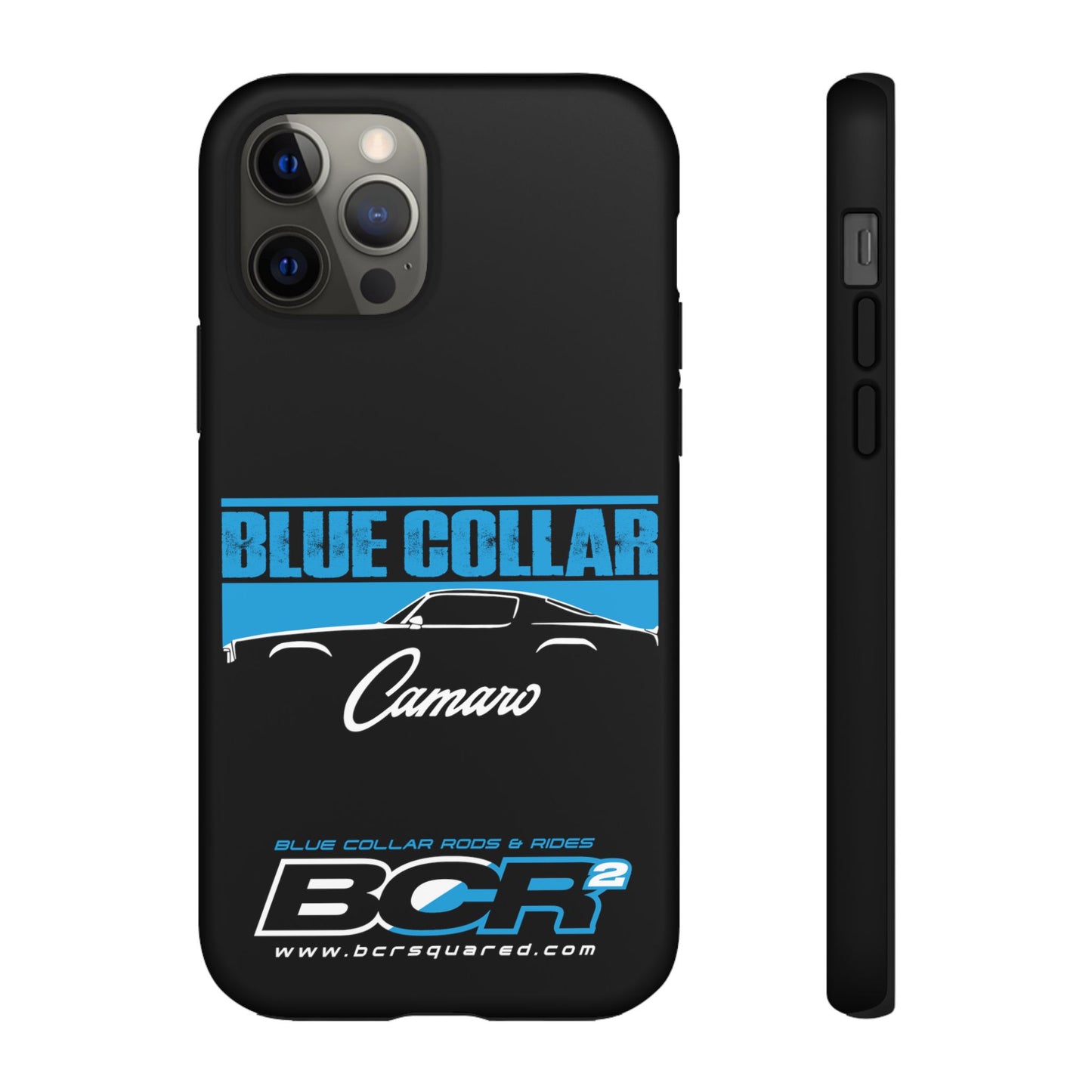 Blue Collar 2nd Gen Camaro Black Phone Cases