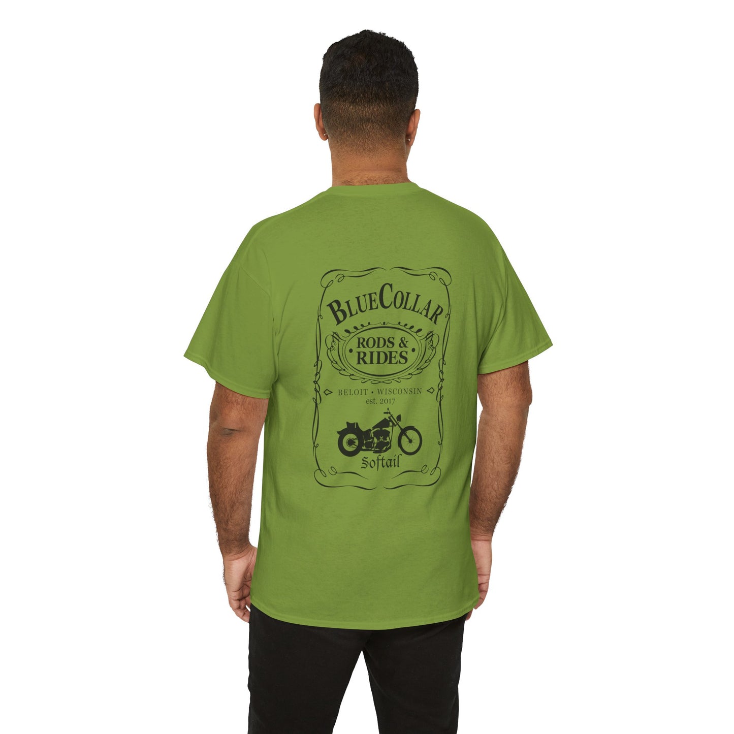 Blue Collar Softail JD Tee