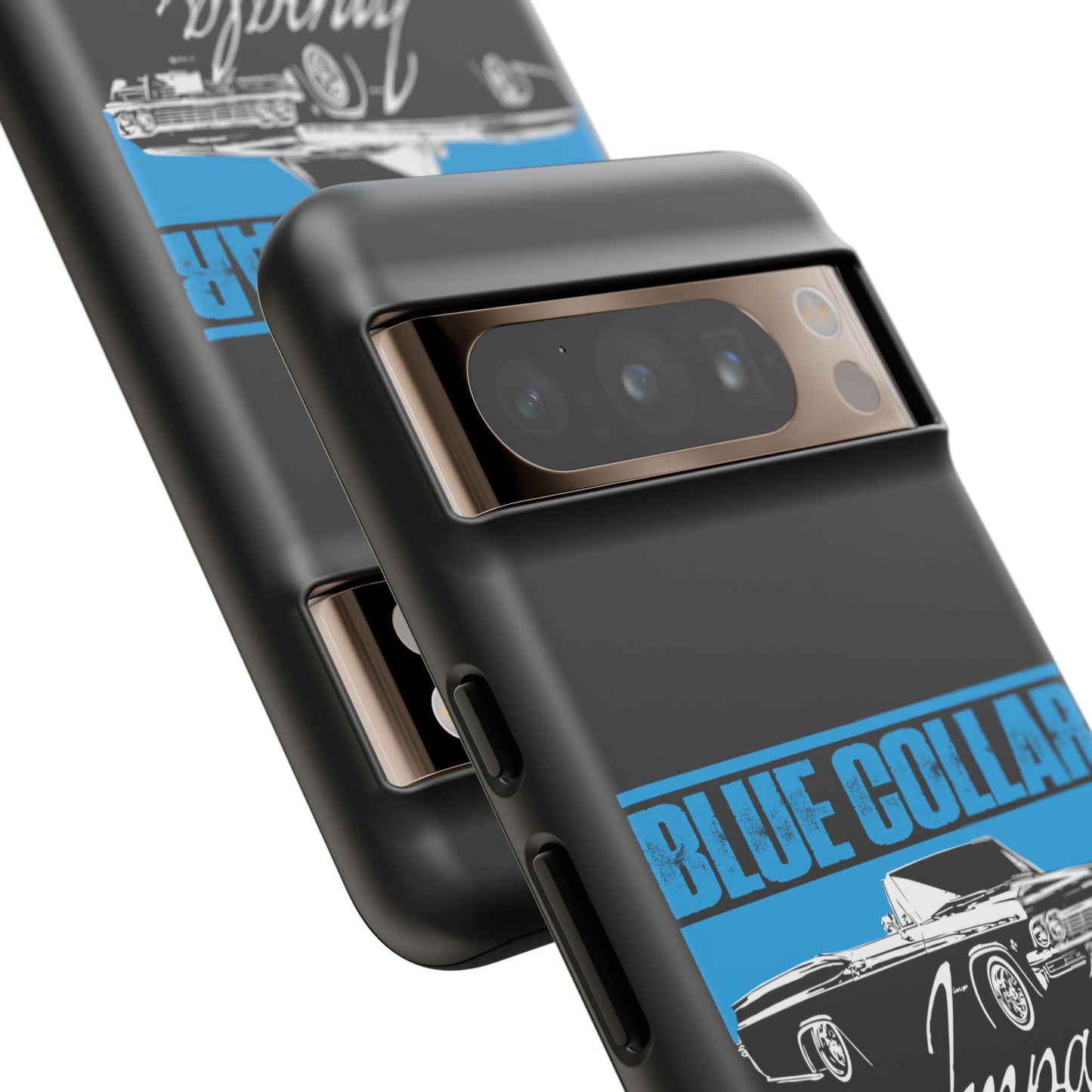 Blue Collar Impala Black Phone Cases