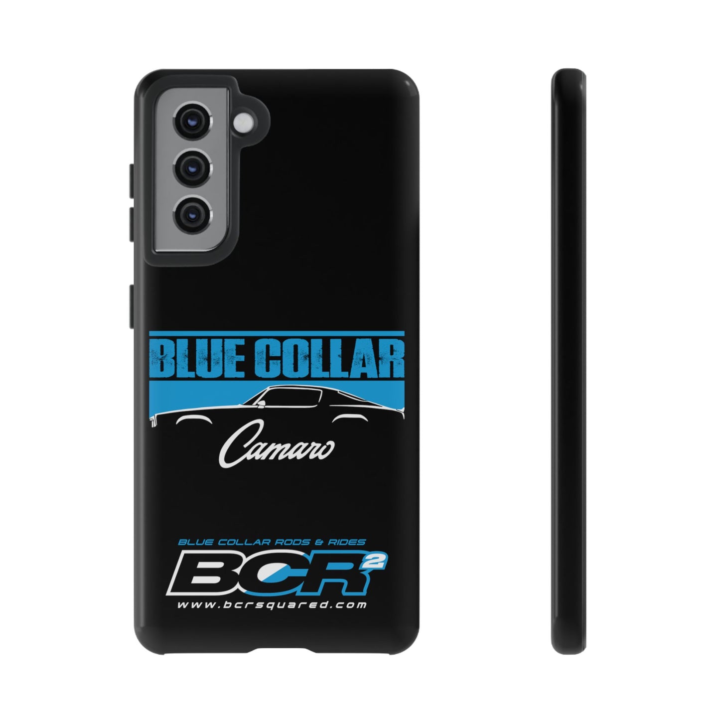 Blue Collar 2nd Gen Camaro Black Phone Cases