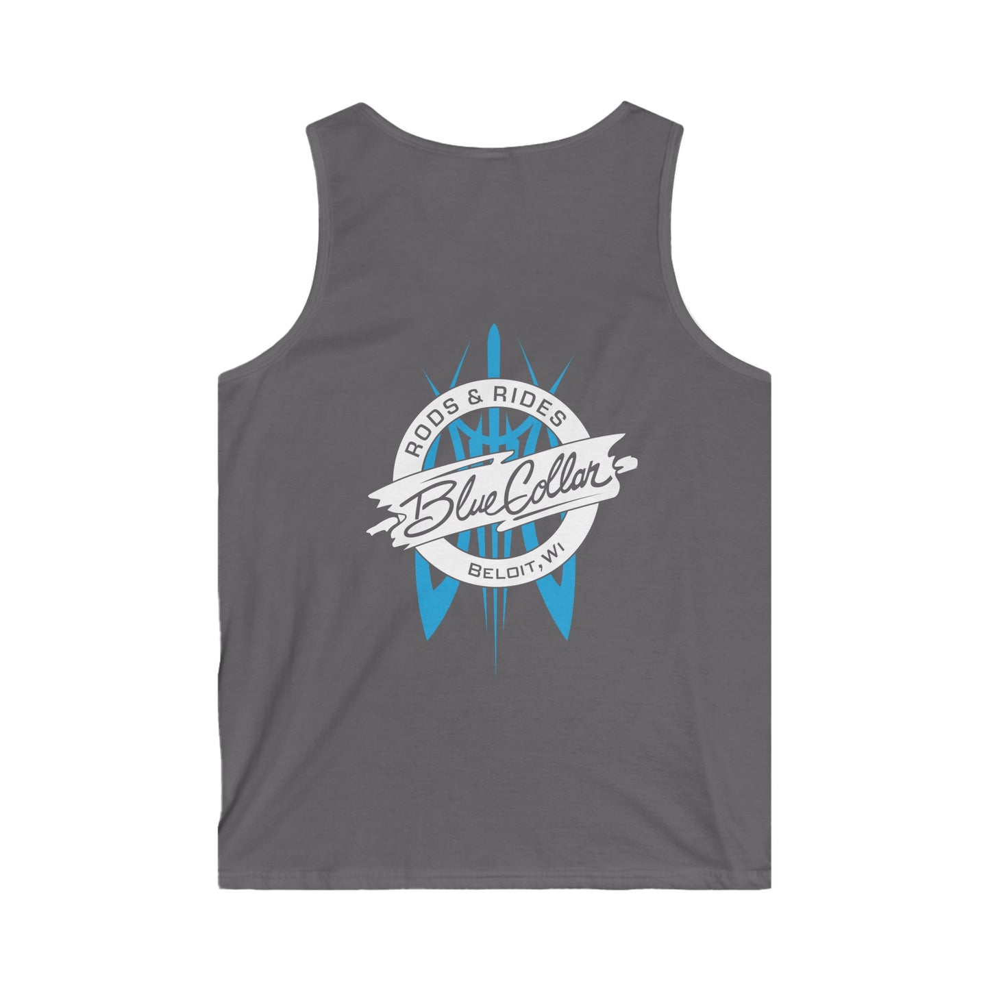 Blue Collar Pinstripe Men's Tank Top