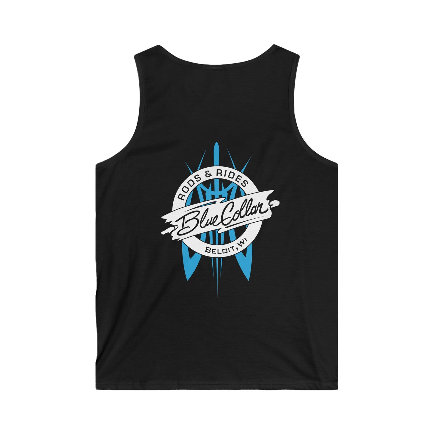 Blue Collar Pinstripe Men's Tank Top