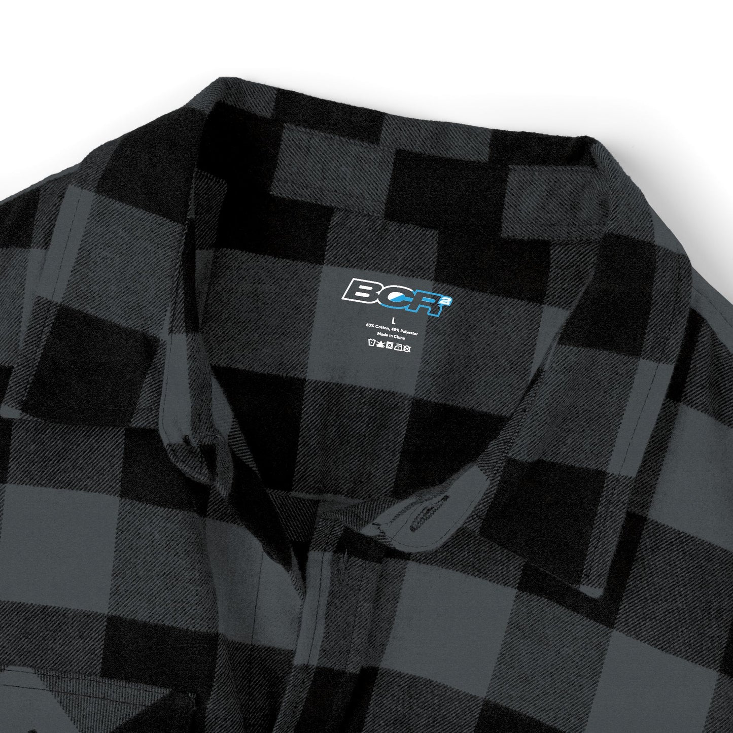 BCR Squared Logo Flannel Shirt