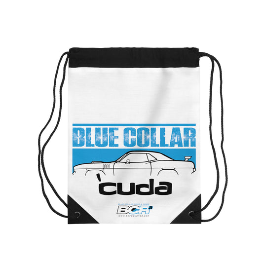 Blue Collar 'Cuda Drawstring Bag