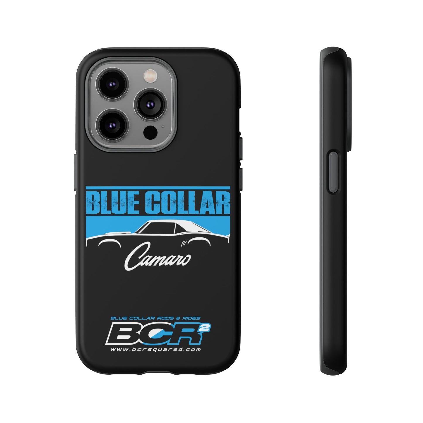 Blue Collar 1st Gen Camaro Black Phone Cases