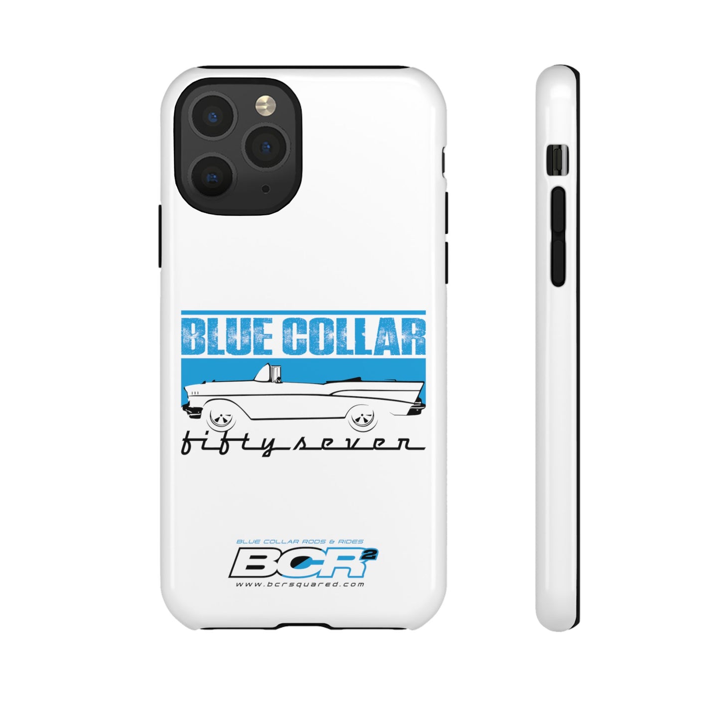 Blue Collar Fifty Seven White Phone Case