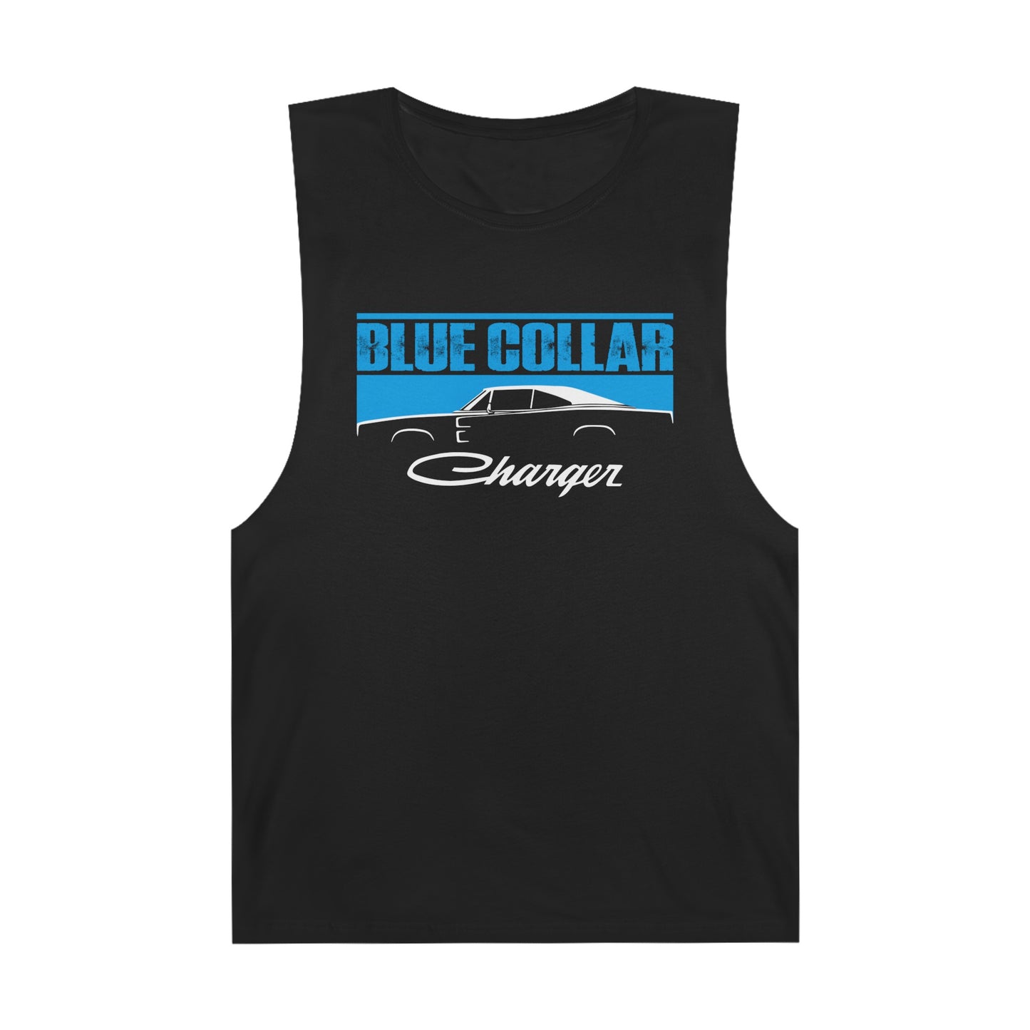 Blue Collar Charger Unisex Sleeveless Tee