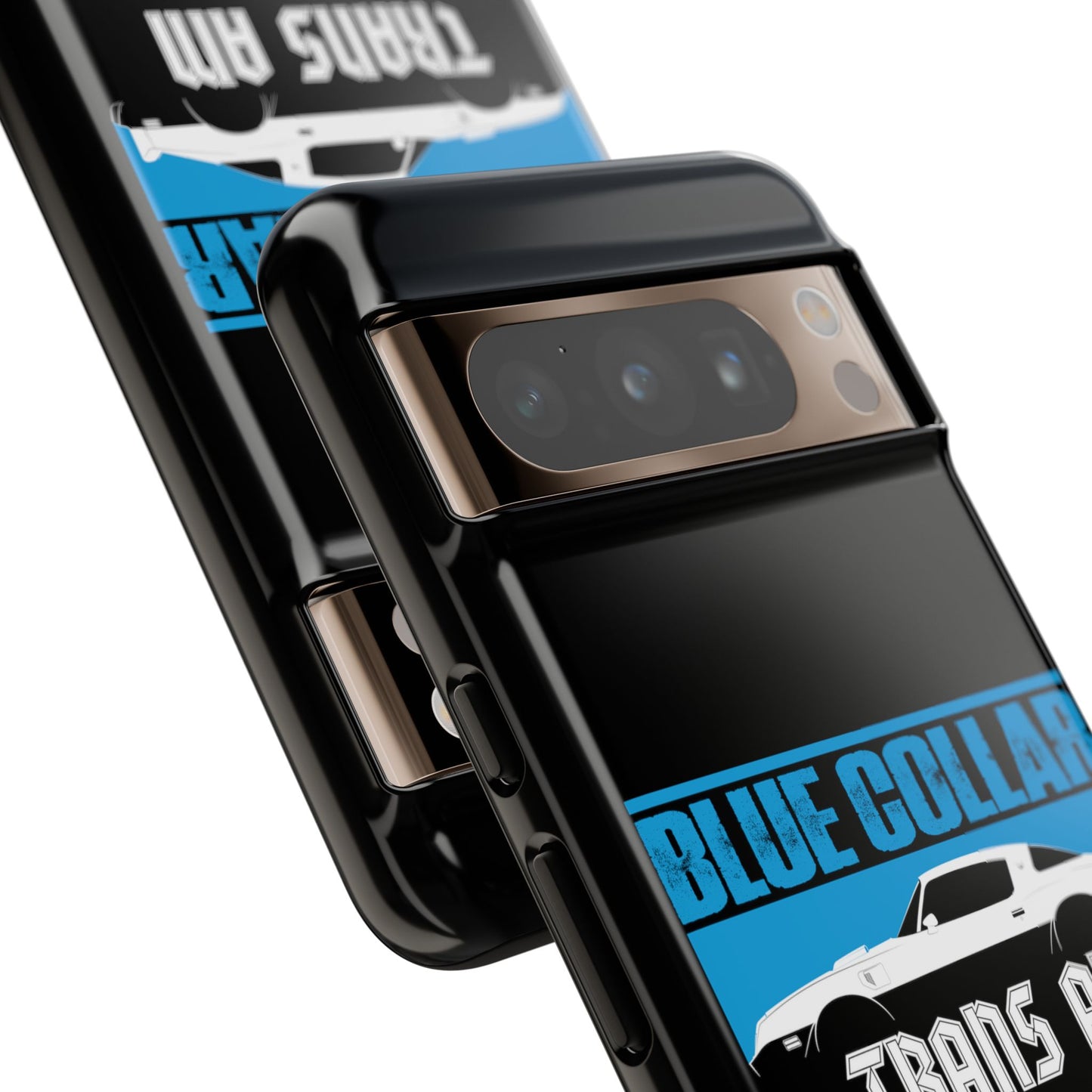 Blue Collar Black Phone Case