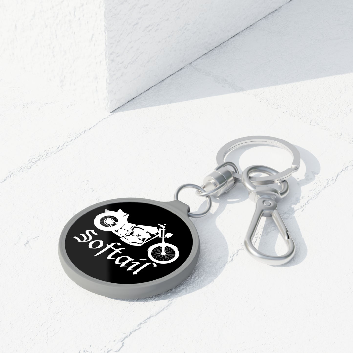 Softail Keychain Black