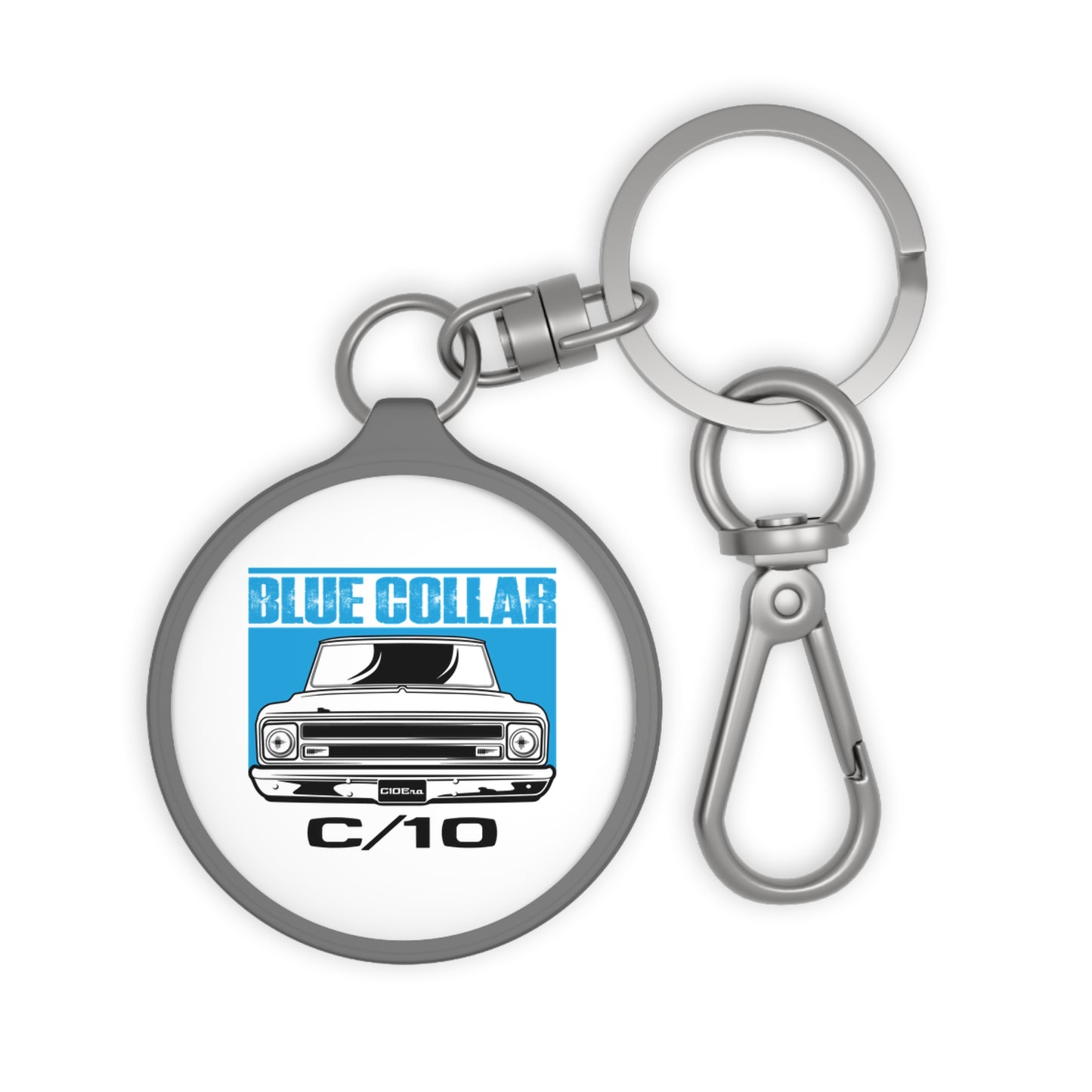 Blue Collar C/10 Keychain