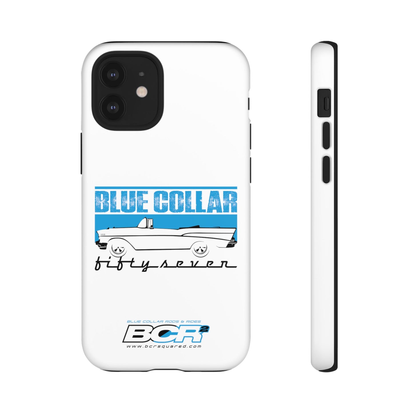 Blue Collar Fifty Seven White Phone Case