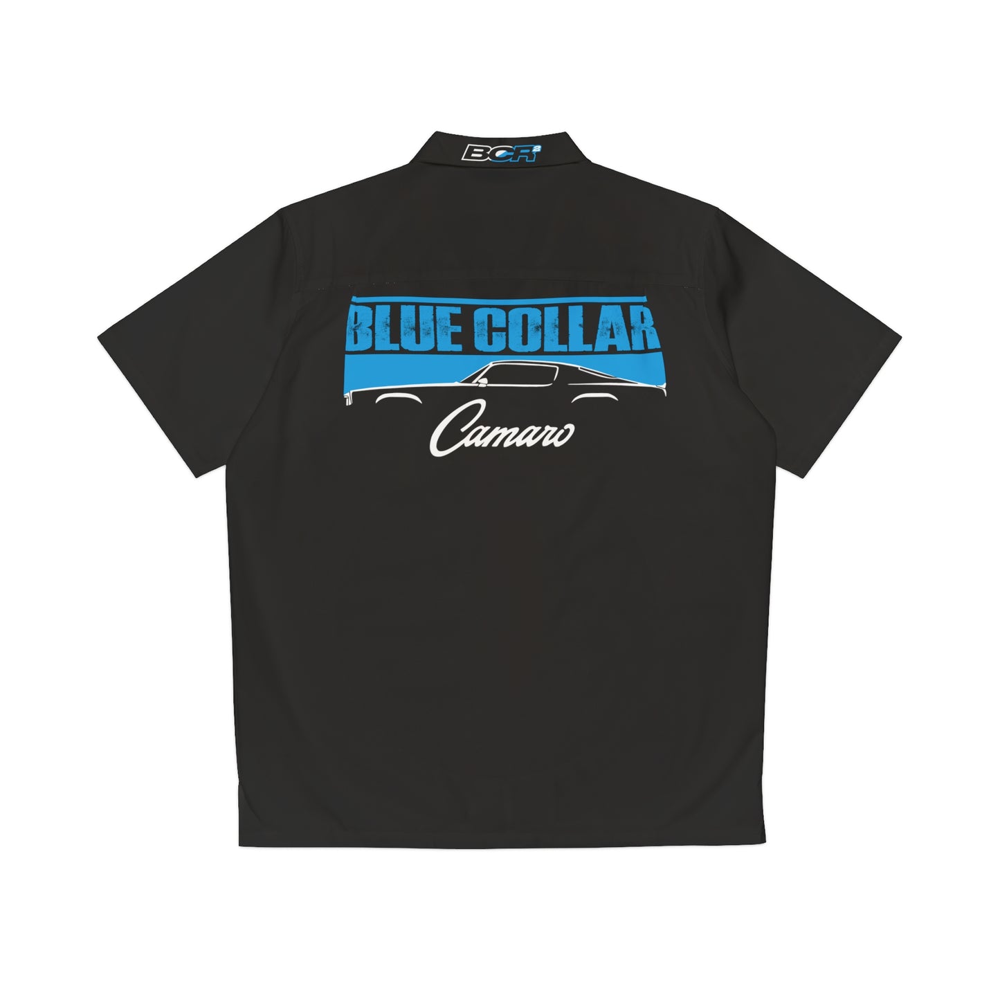 Blue Collar 2nd Gen Camaro Black Hawaiian Shirt