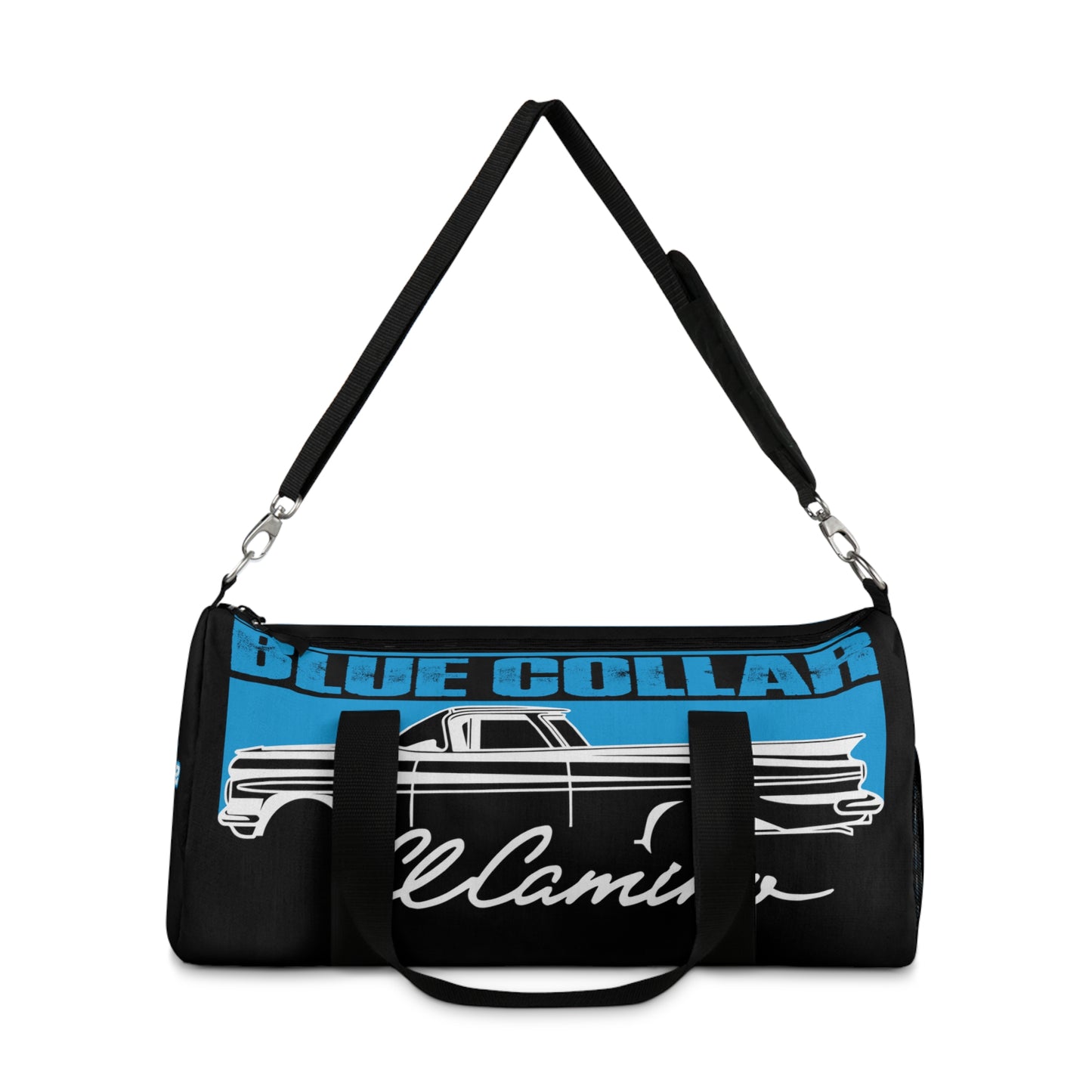 Blue Collar El Camino Black Duffel Bag