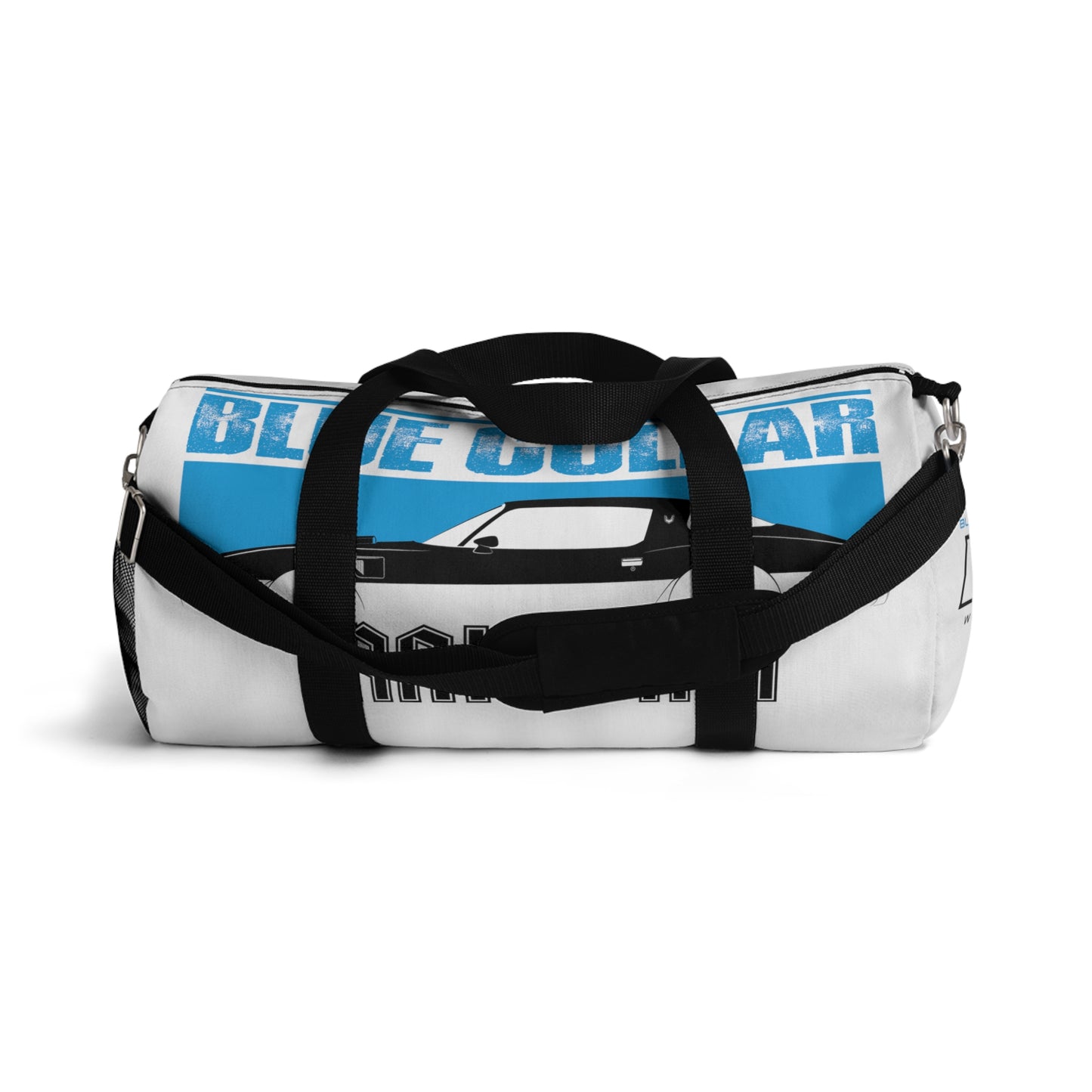 Blue Collar Trans Am White Duffel Bag