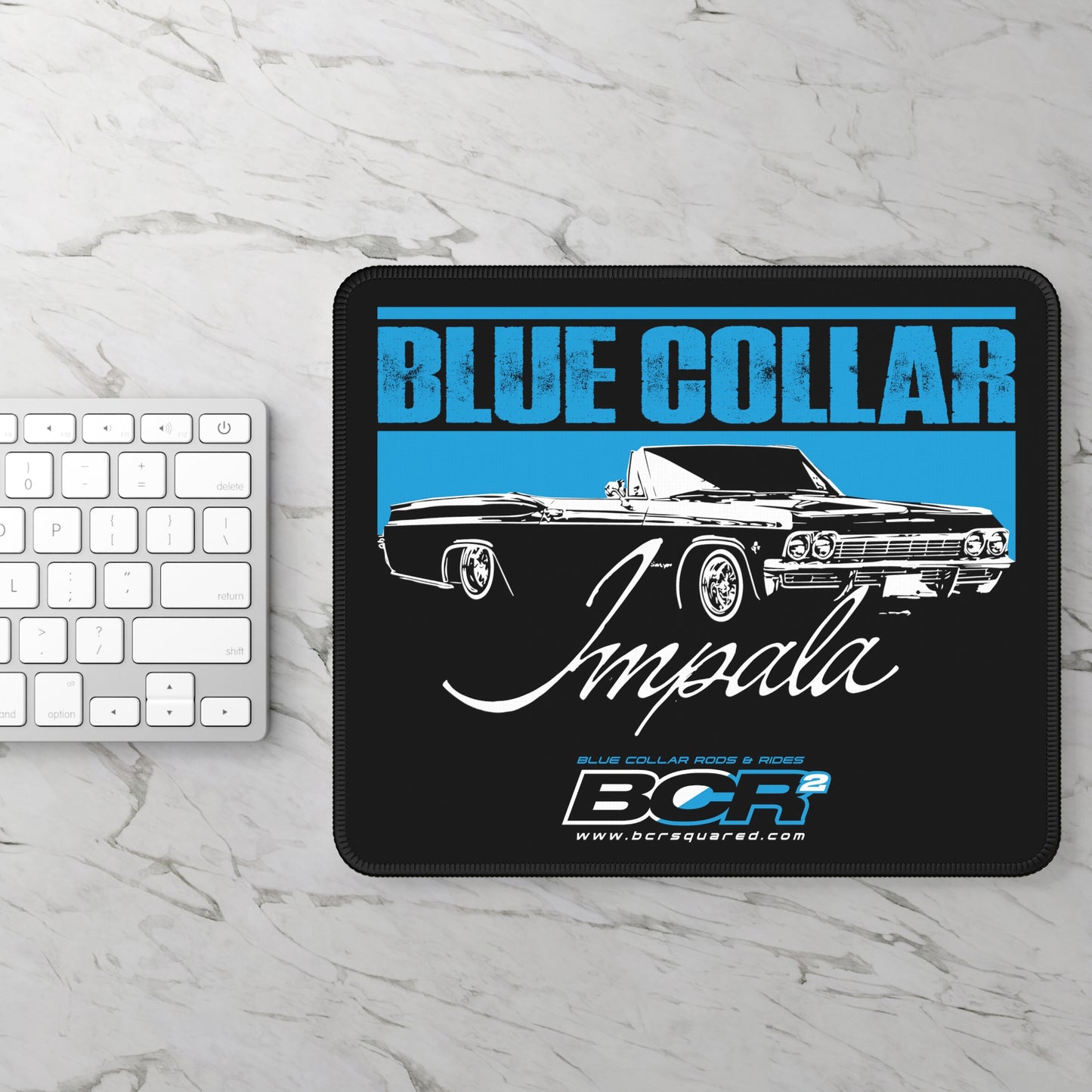 Blue Collar Impala Mouse Pad