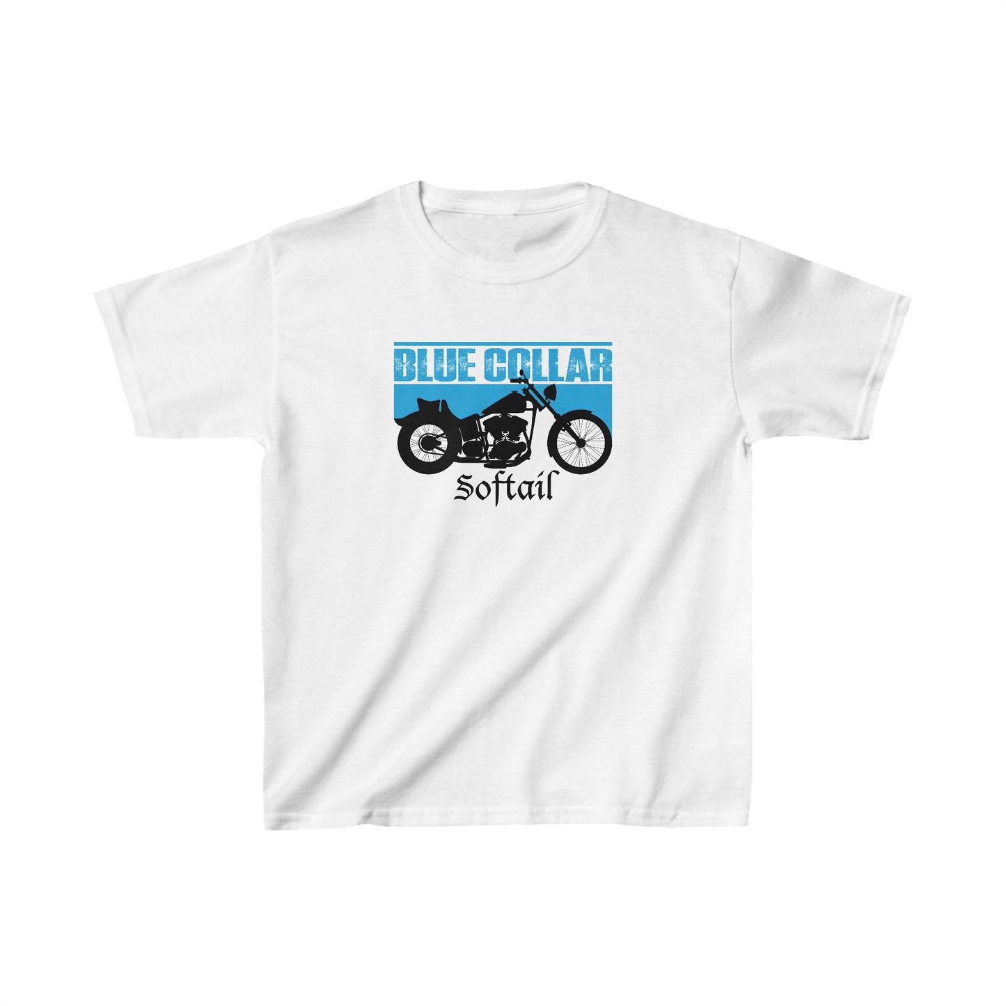 Blue Collar Softail Kids Tee