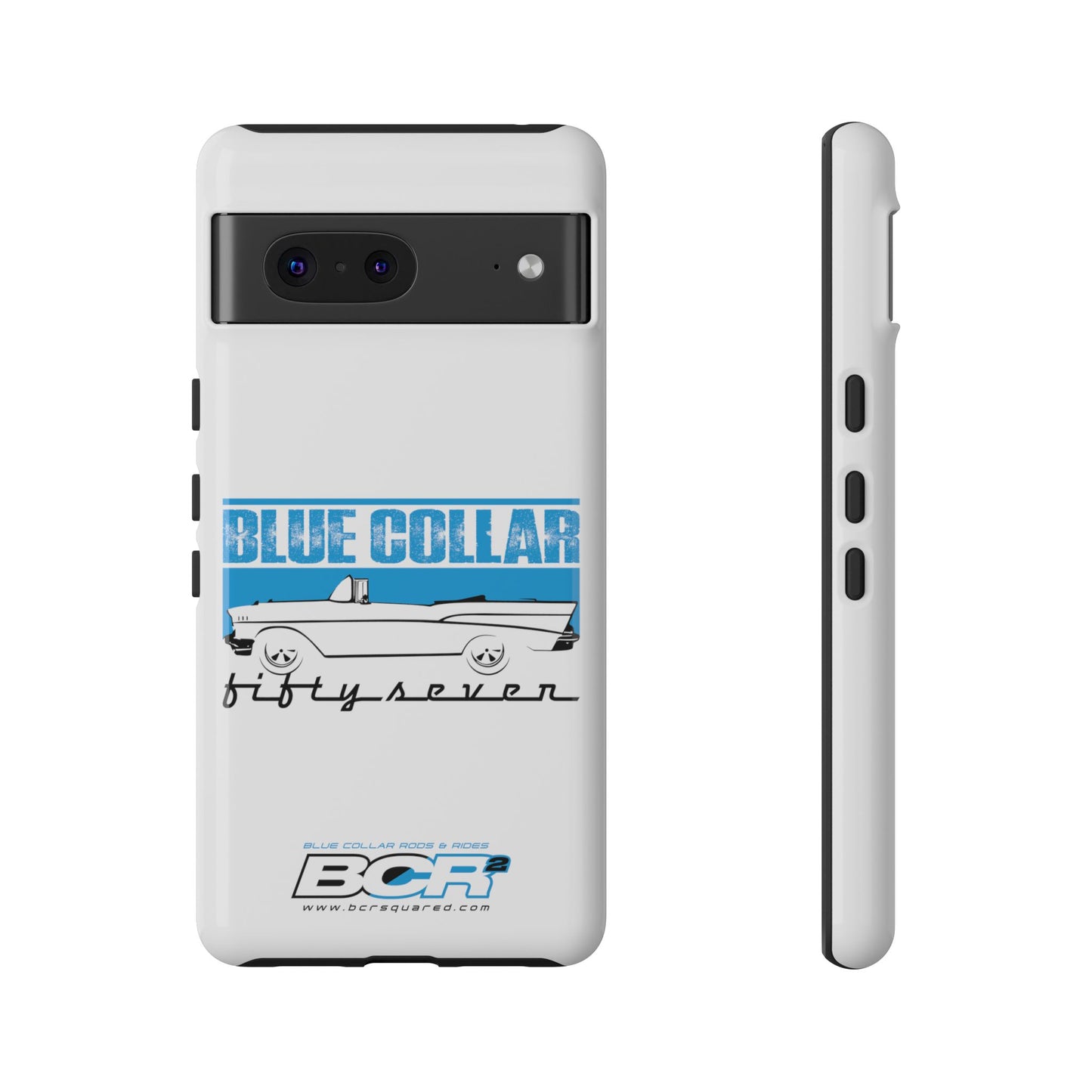 Blue Collar Fifty Seven White Phone Case