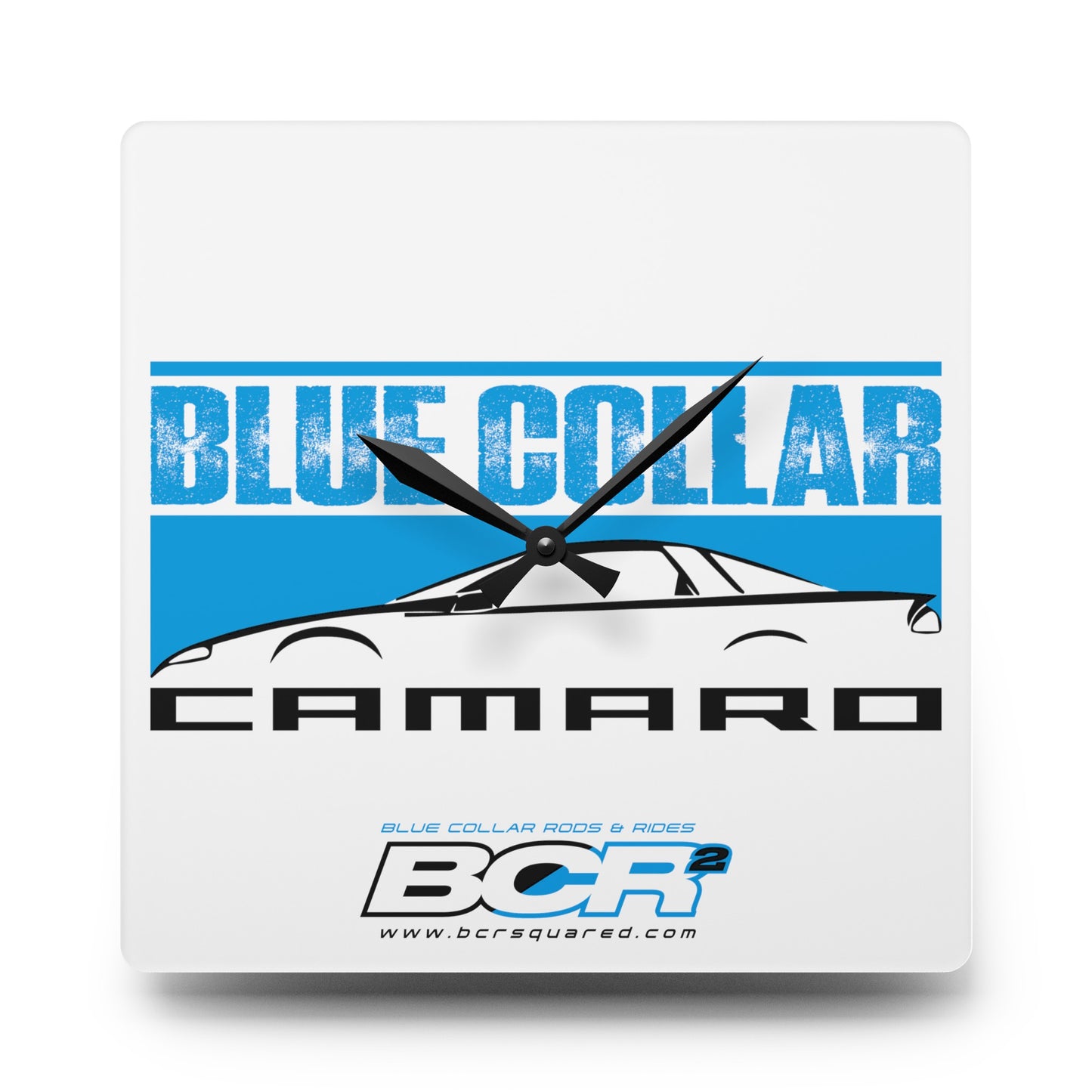 Blue Collar 4th Gen Camaro Wall Clock