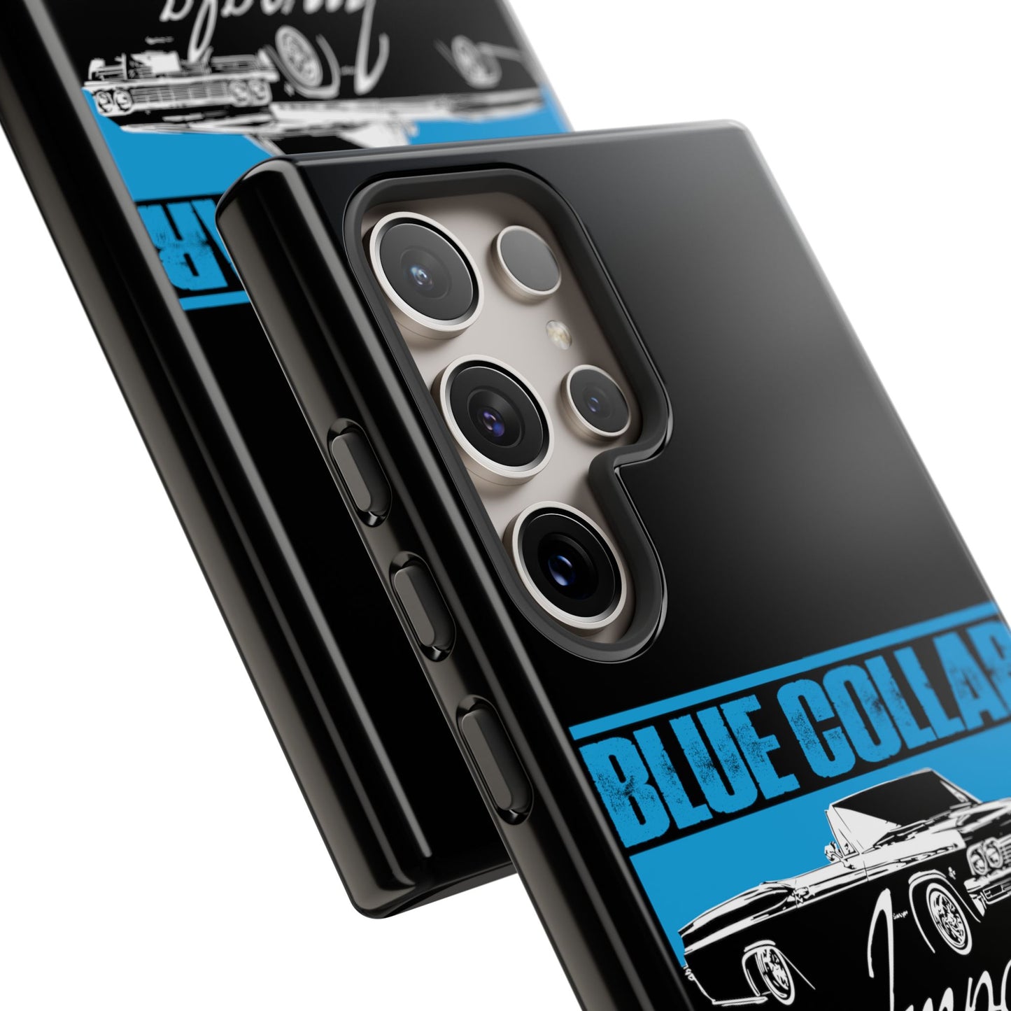 Blue Collar Impala Black Phone Cases