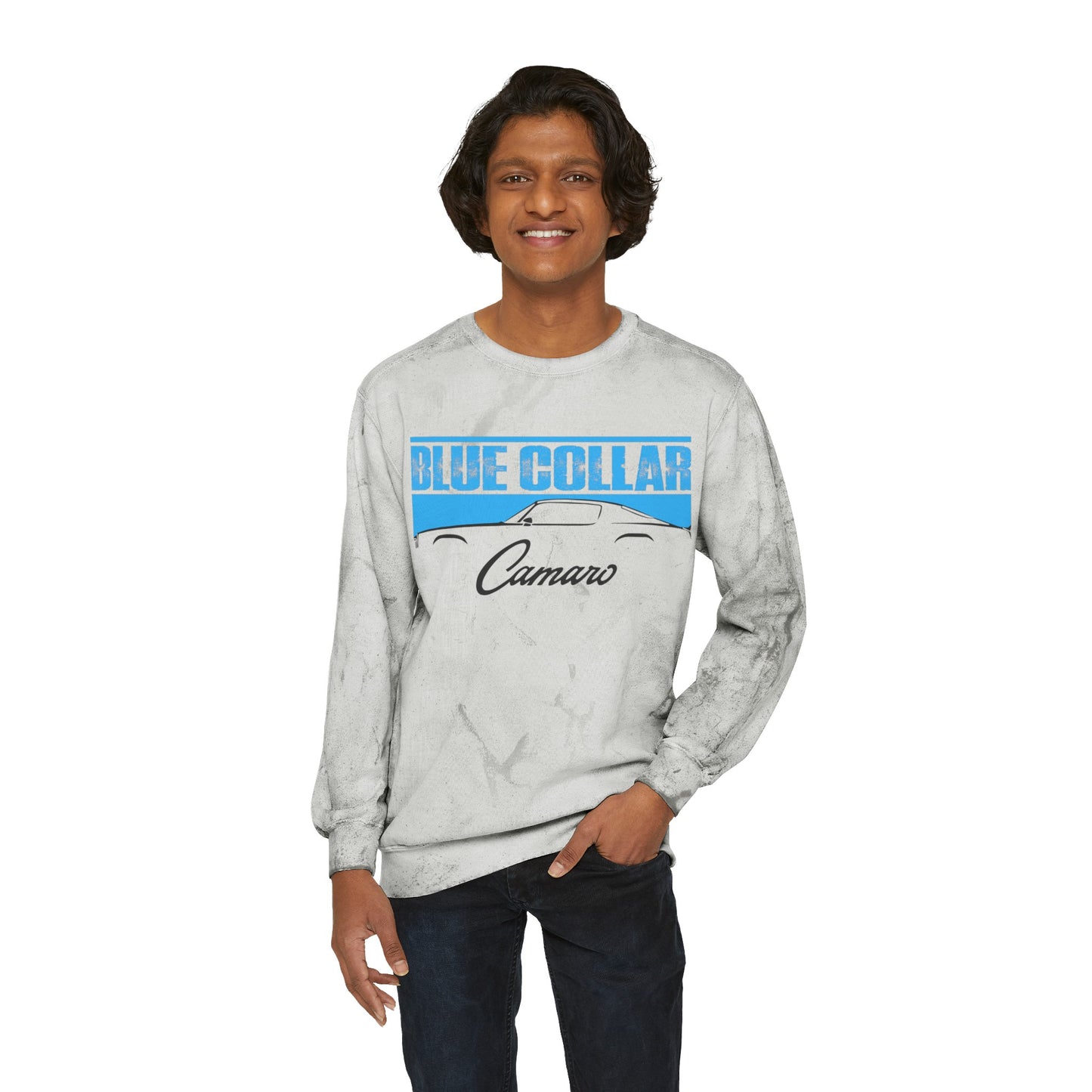 Blue Collar 2nd Gen Camaro Color Blast Crewneck Sweatshirt