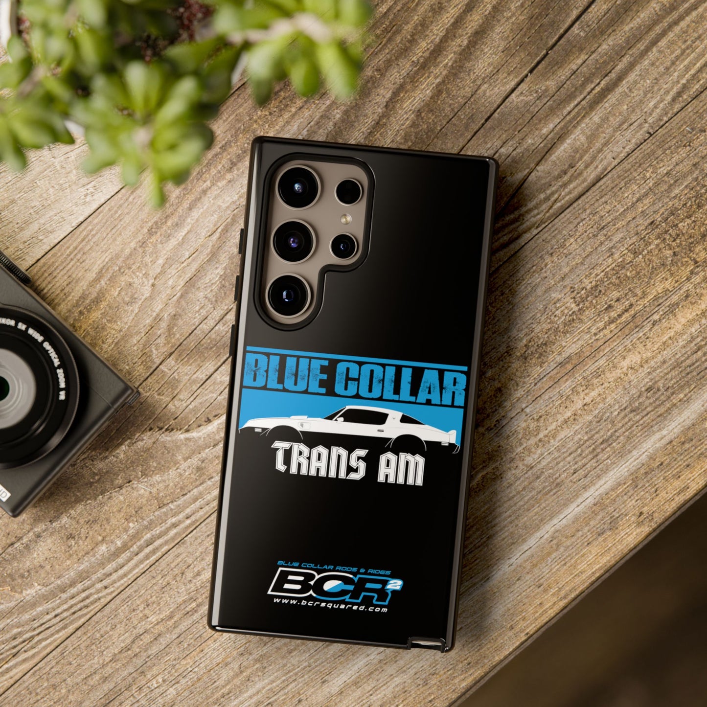 Blue Collar Black Phone Case