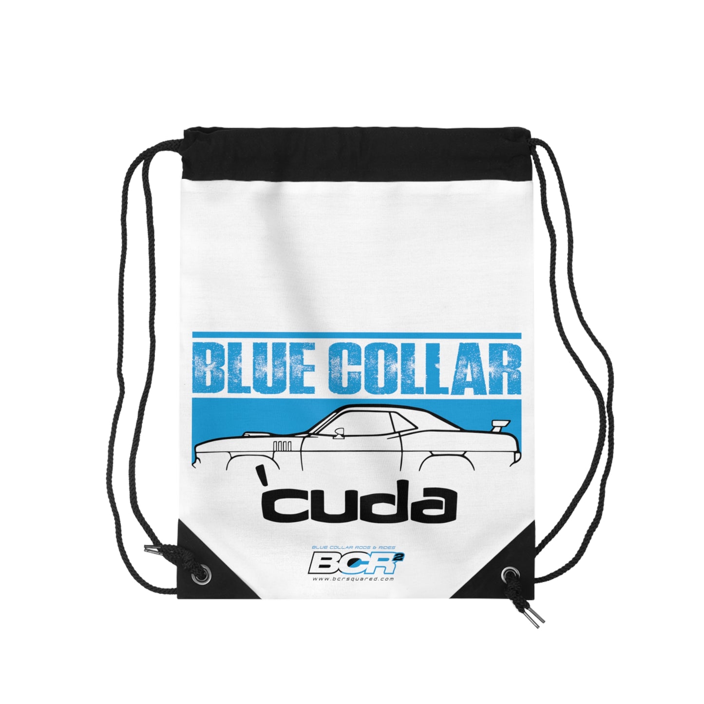 Blue Collar 'Cuda Drawstring Bag