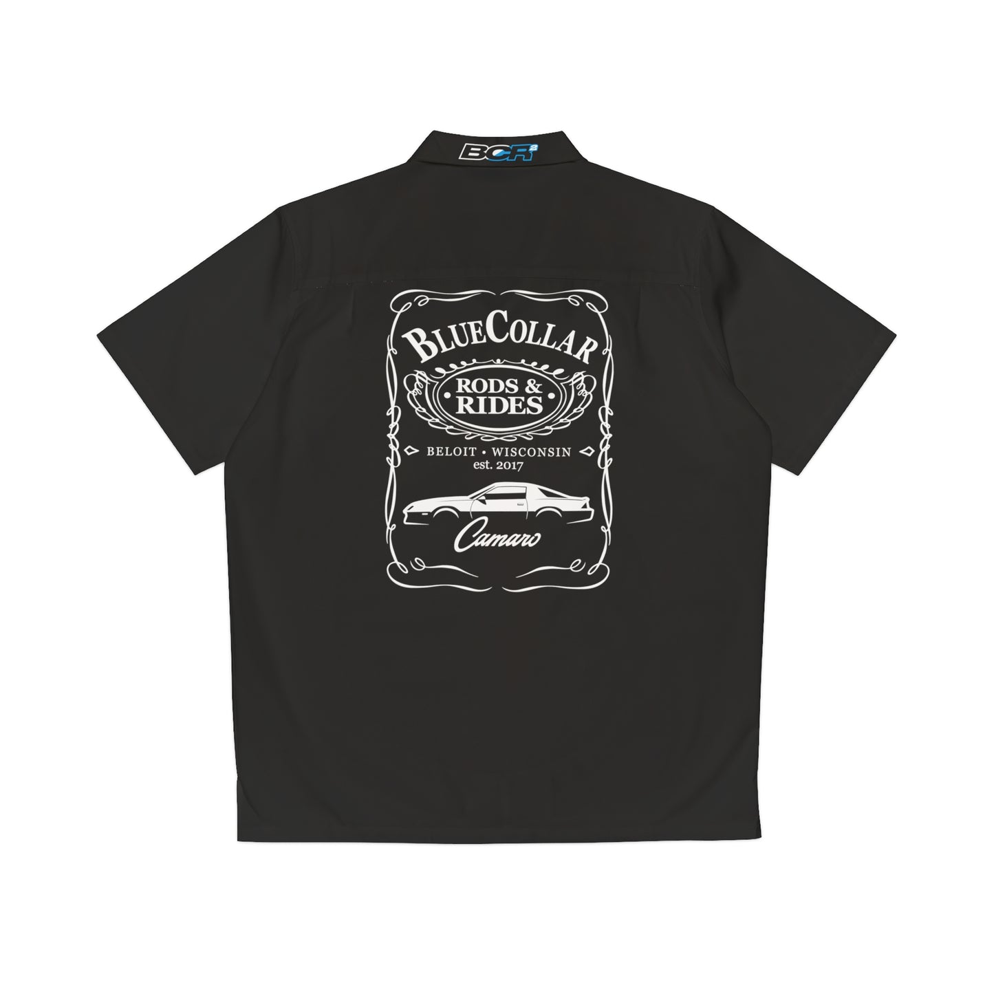 BC JD 3rd Gen Camaro Black Hawaiian Shirt