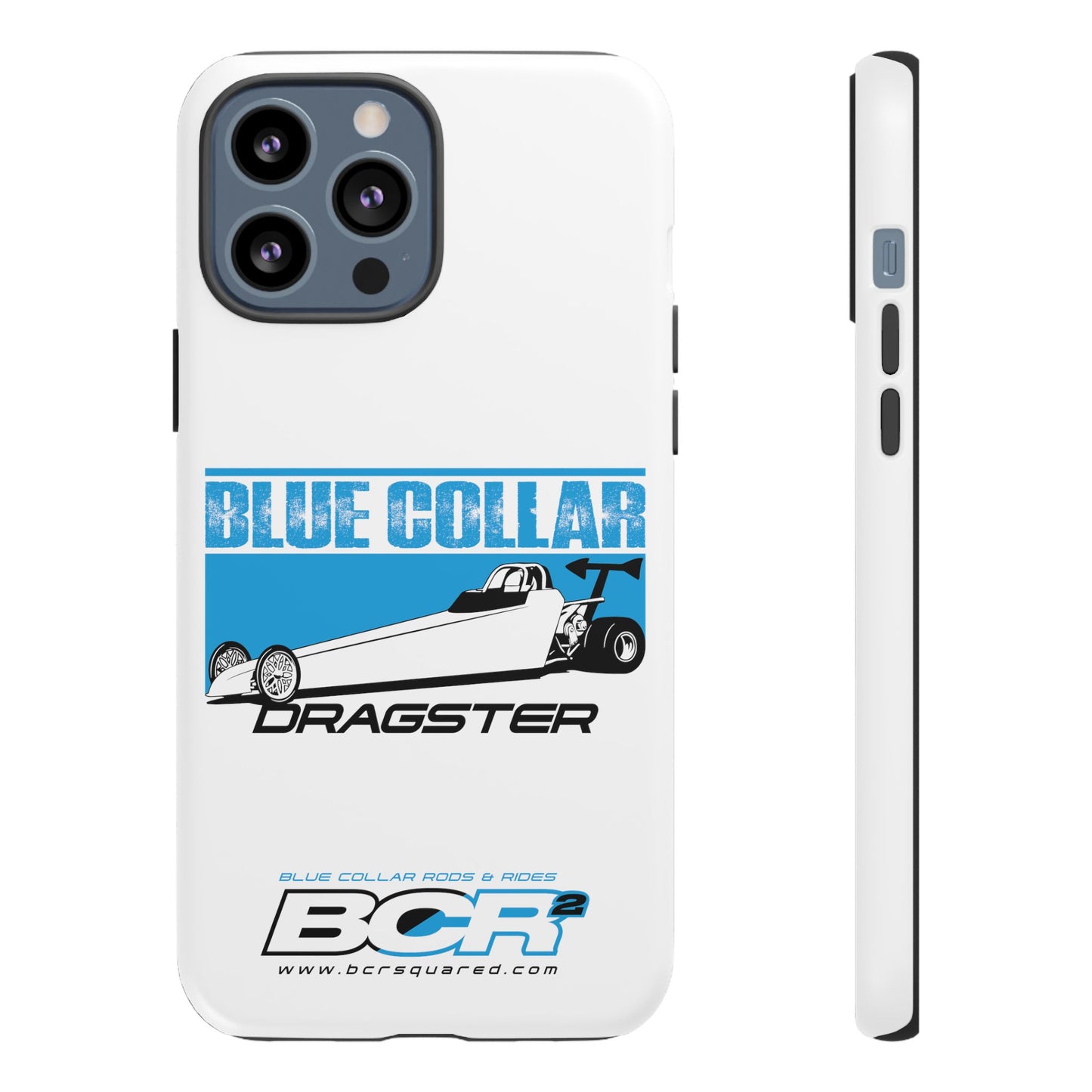 Blue Collar Dragster Phone Cases